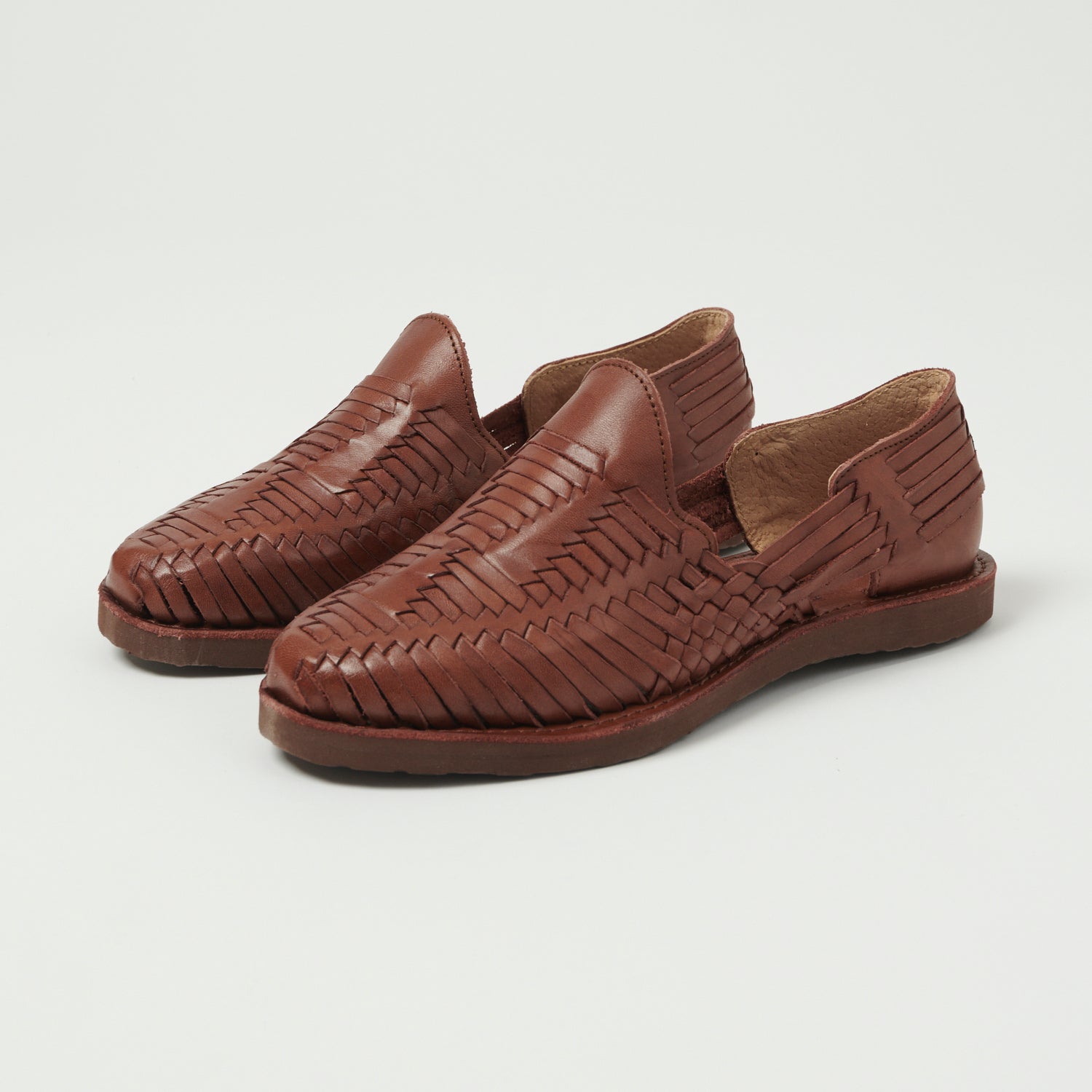 Chamula Cancun Woven Huarache Sandals - Handmade Brown Leather Mexican Shoes for Men & Women | Perfect for Beach, Vacation & Summer Outfits