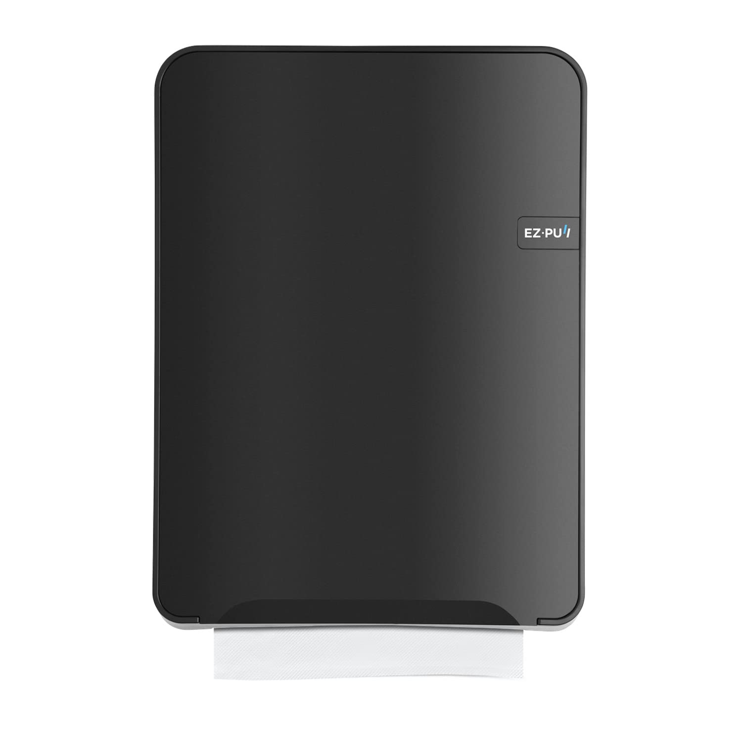 EZbrnd Wall Mount Multifold Paper Towel Dispenser - Black (3300B-EZ) for Kitchen, Bathroom, Office, RV & Airbnb | Space-Saving & Hygienic Solution for Homes & Commercial Spaces