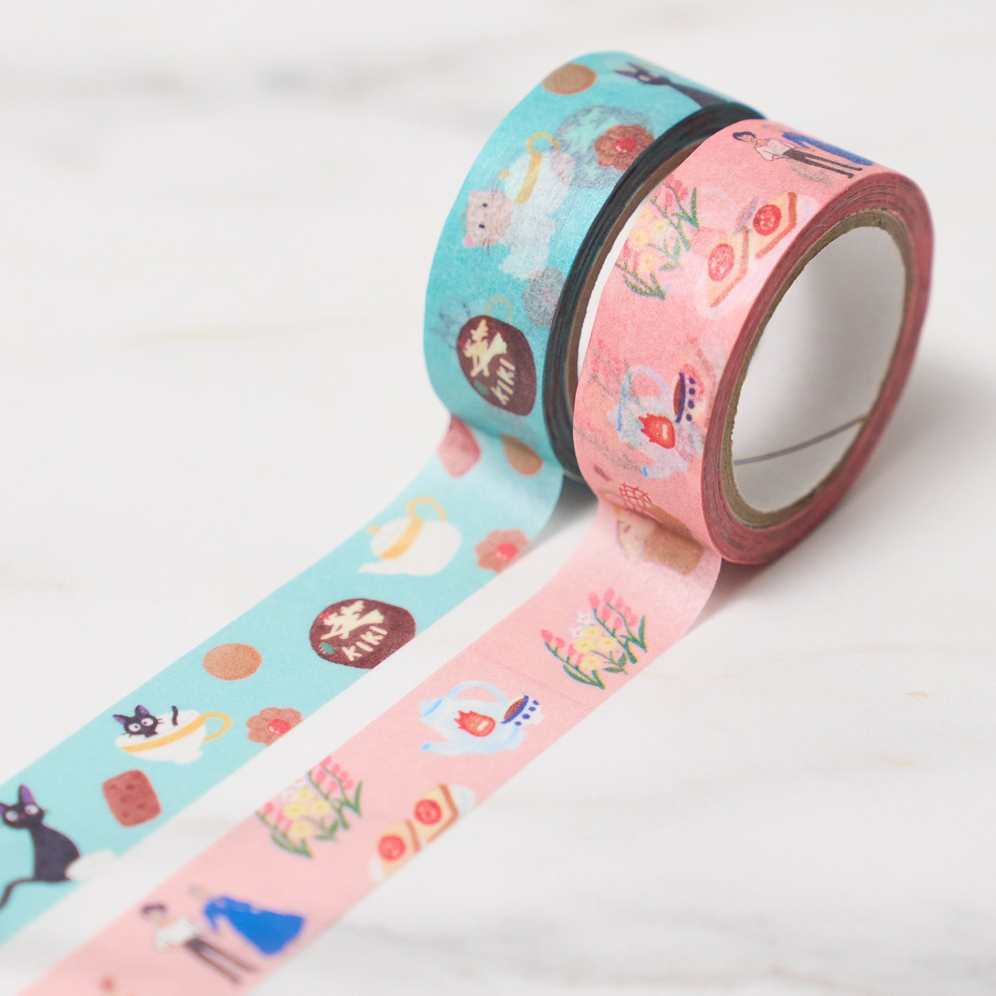 Studio Ghibli Anime Masking Tape Set - Cute Kawaii Decorative Washi Tape for Scrapbooking, Journaling, DIY Crafts - Perfect for Gifts, Home Decor, and Office Supplies