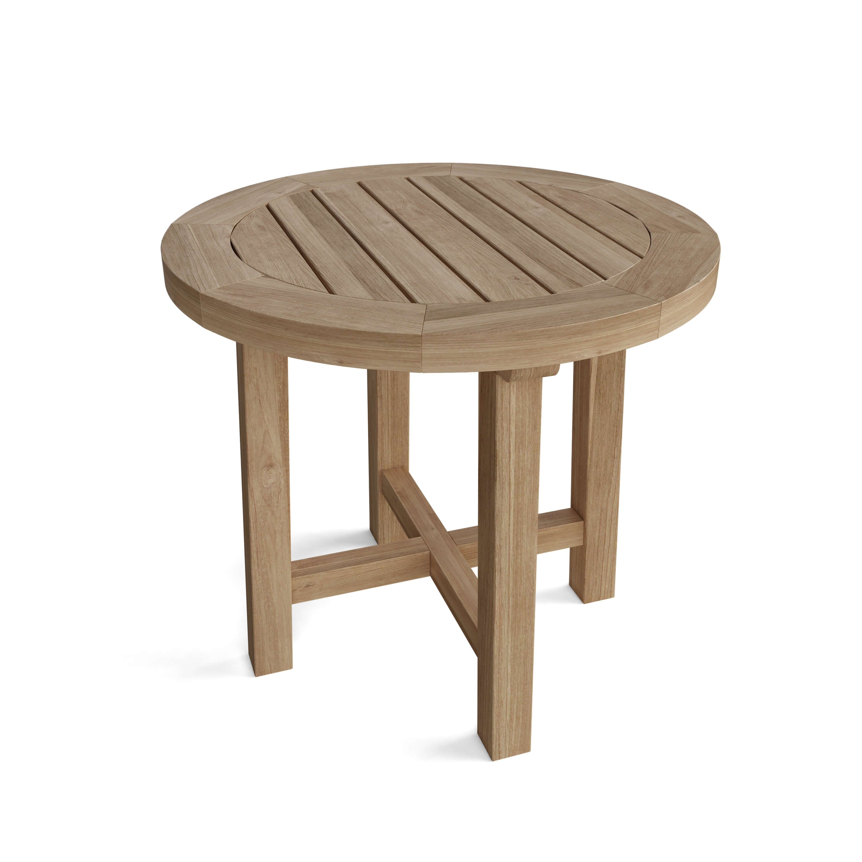 Belford 20 Inch Round Side Table - Small Accent Table for Living Room, Bedroom, or Patio - Perfect for Drinks, Books, and Decor