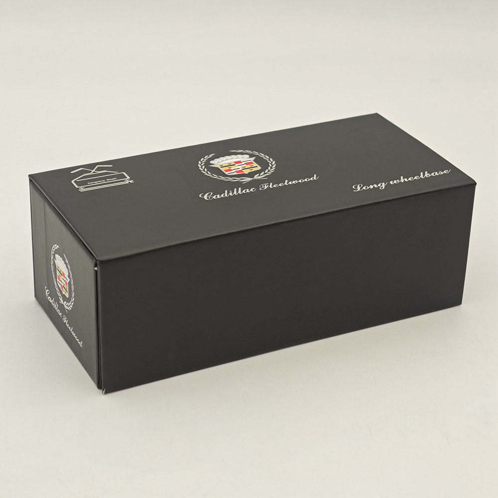 1/64 Cadillac Fleetwood Extended Edition White Alloy Diecast Model Car - Collectible Vintage Car for Display, Gifts & Car Enthusiasts - Perfect for Home Decor, Office Display & Model Car Collections