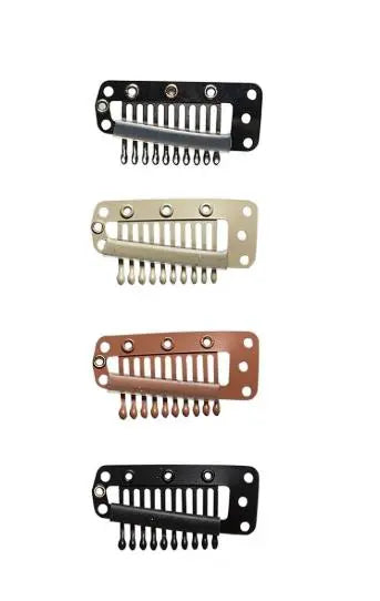 12 Pack Toupee Clips for Men - Secure Hair Replacement & Wig Attachment - Perfect for Daily Use, Cosplay & Costumes