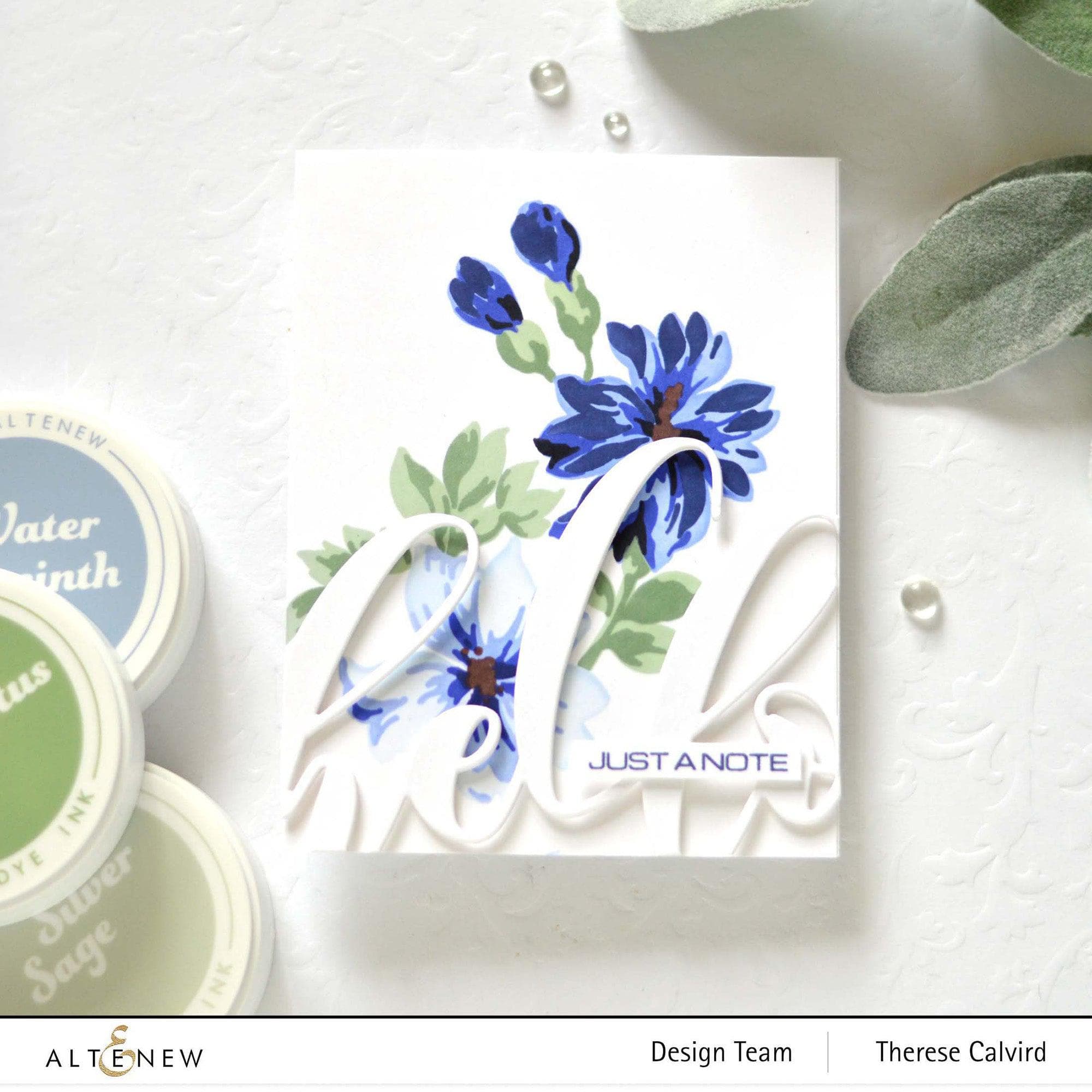 Premium Blue Mountains Fresh Dye Ink for Calligraphy, Art & Scrapbooking - Vibrant Colors for Professional Artists & Crafters
