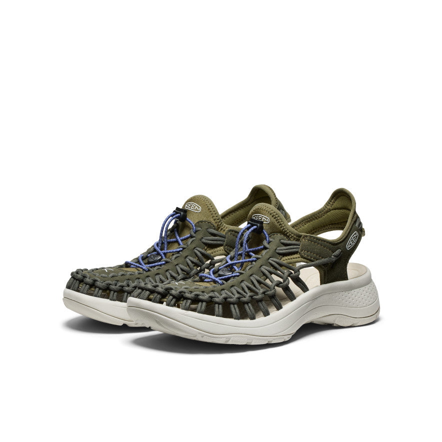 Women's UNEEK Astoria Sandals - Comfortable & Stylish Outdoor Shoes for Hiking, Travel & Casual Wear | Forest Night/Skipper Blue