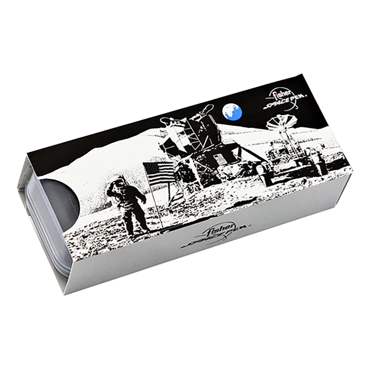 Fisher Space Pen Bullet Pen - Chrome X-Mark Flat Cap Ballpoint with Black Ink & Pocket Clip (Gift Box Included) - Perfect for Everyday Carry, Outdoor Adventures & Gifts