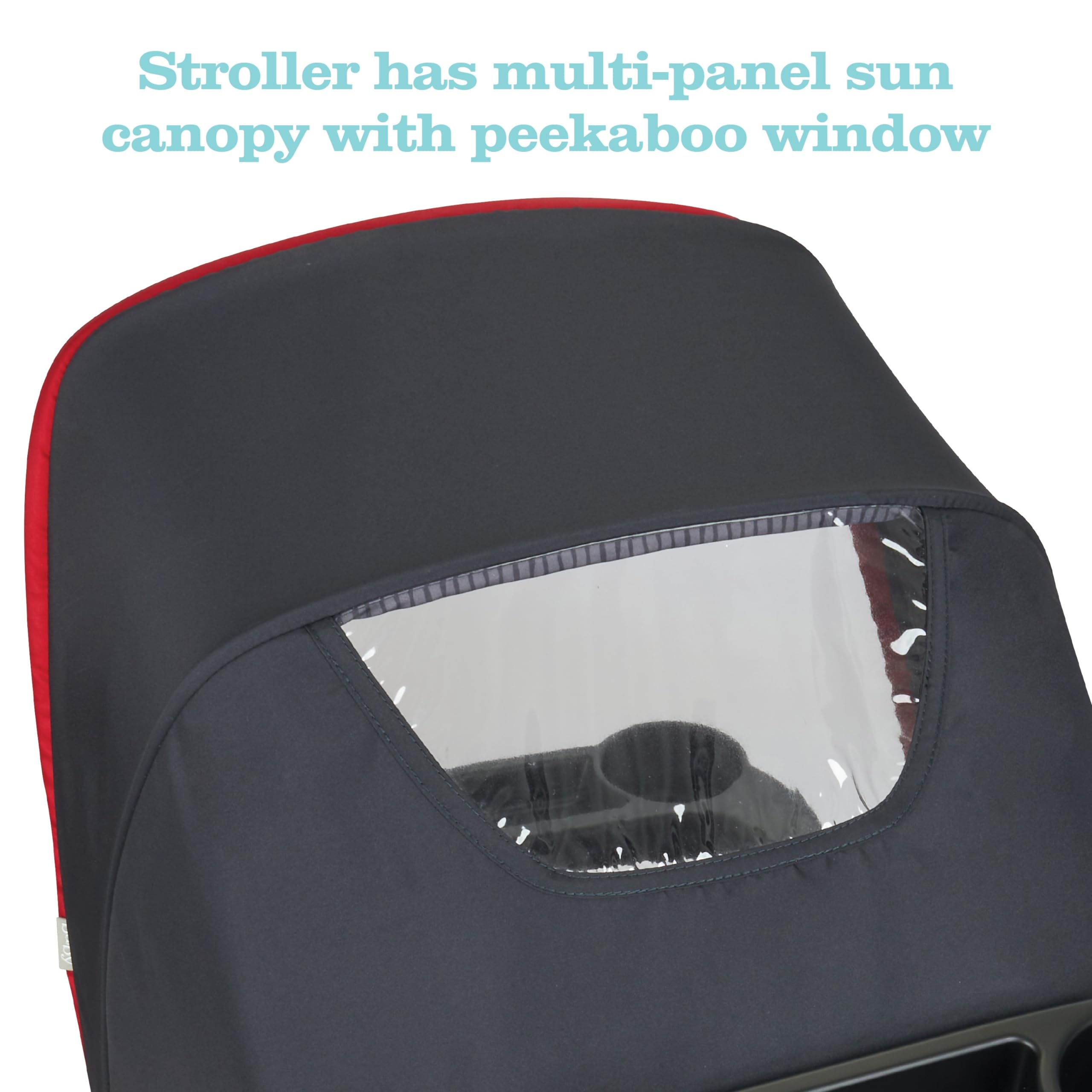 Disney Baby Minnie Mouse Simple Fold LX Travel Stroller System - Compact 1-Second Fold, Self-Standing Design for Easy Storage | Perfect for Travel, Shopping & Family Outings | Minnie Dot Party Pattern
