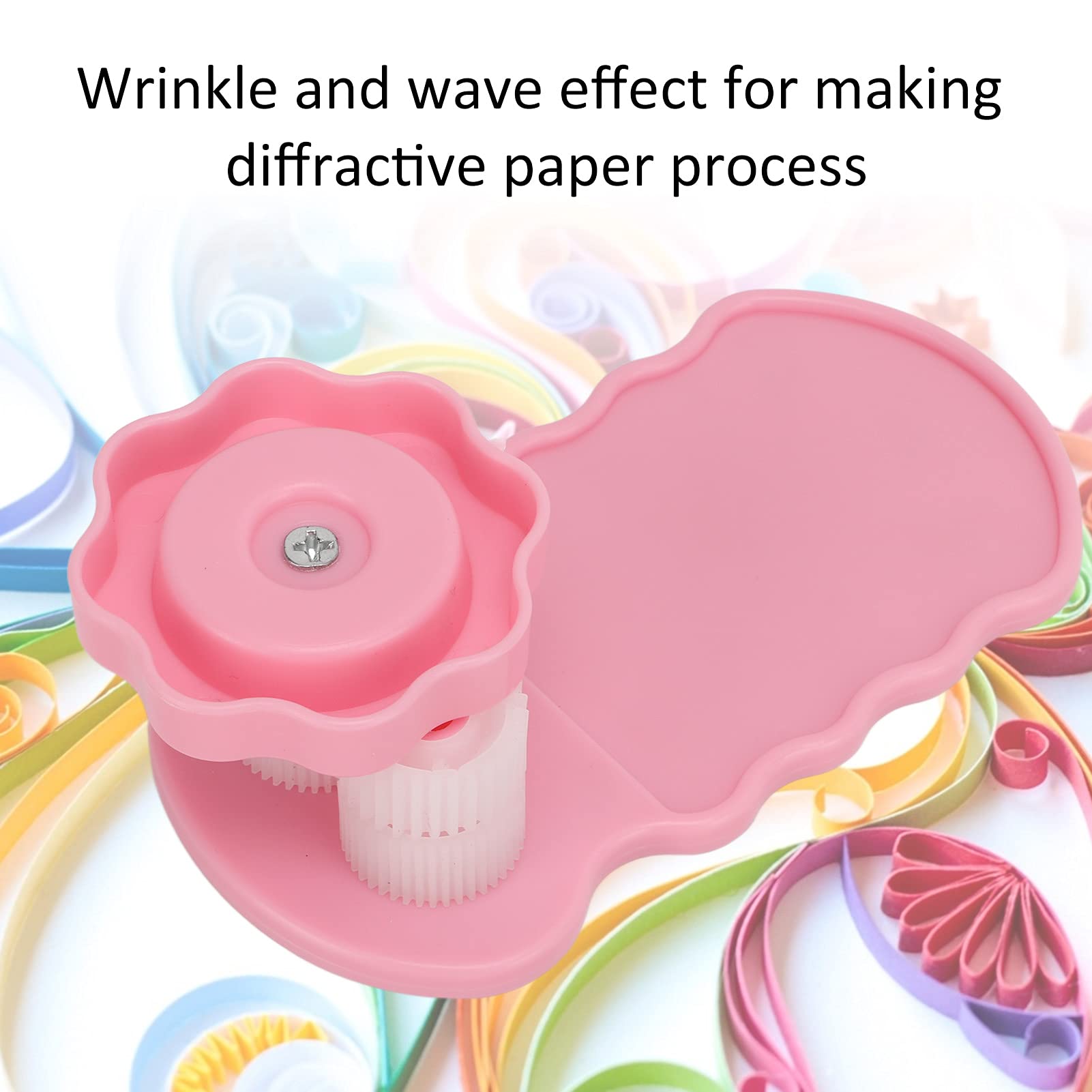 Tnfeeon Paper Crimper Tool - Plastic, Lightweight & Easy-to-Use Quilling Craft Supplies for DIY Scrapbooking, Card Making & Handmade Art Projects - Save Time on Creative Paper Crafts