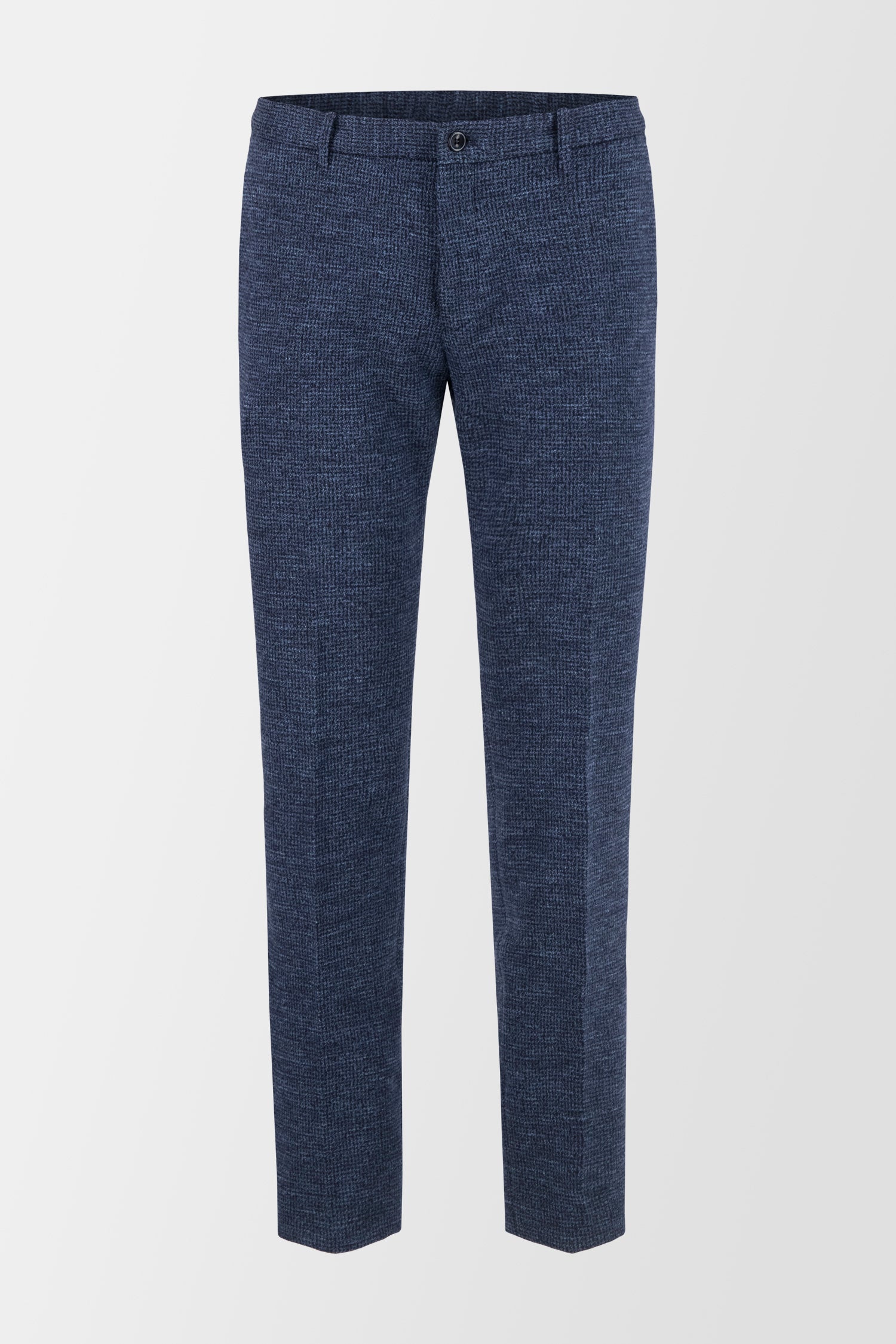 Incotex Blue Classic Men's Dress Pants - Slim Fit Comfortable Business Casual Trousers for Office & Formal Wear