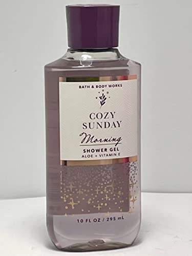 Bath and Body Works Cozy Sunday Morning Lavender Shower Gel - 10 oz Full Size Body Wash | Limited Edition Fall 2021 Collection | Moisturizing & Relaxing for Daily Shower & Self-Care Routine