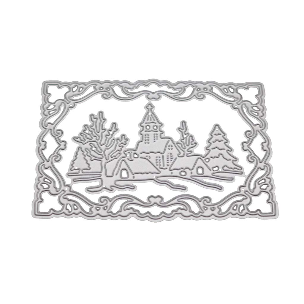 Christmas Winter Metal Cutting Dies - DIY Scrapbooking Stencils for Card Making, Album Decor, Paper Embossing Crafts | Perfect for Holiday Cards, Gift Tags & Home Decor Projects