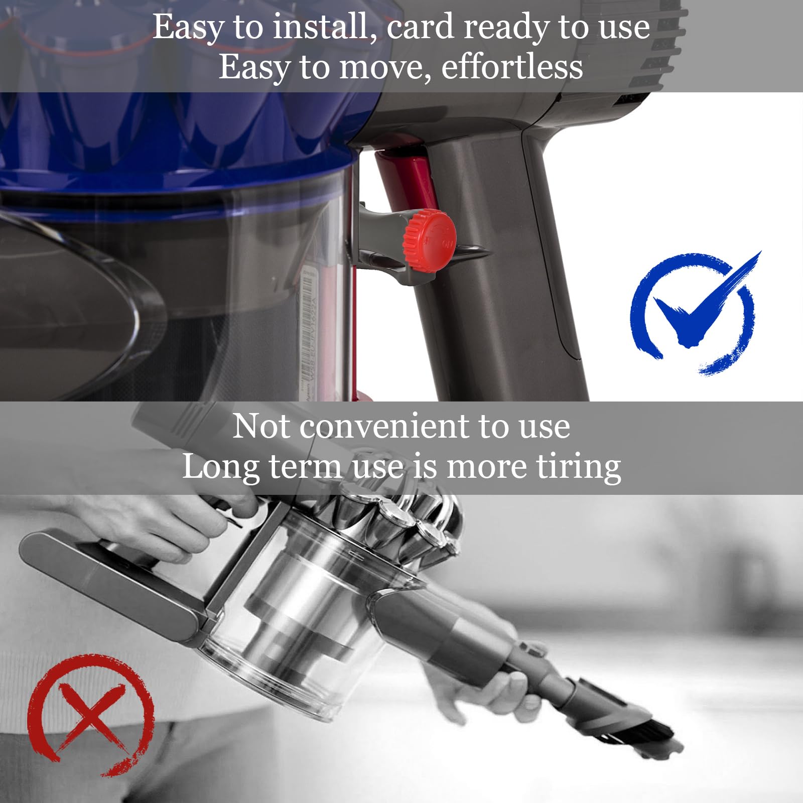 Dyson V6 V7 V8 V10 V11 V15 Vacuum Cleaner Push Button Trigger Lock Replacement Part - Compatible Accessory for Easy Cleaning | Perfect for Home, Office & Car Vacuuming
