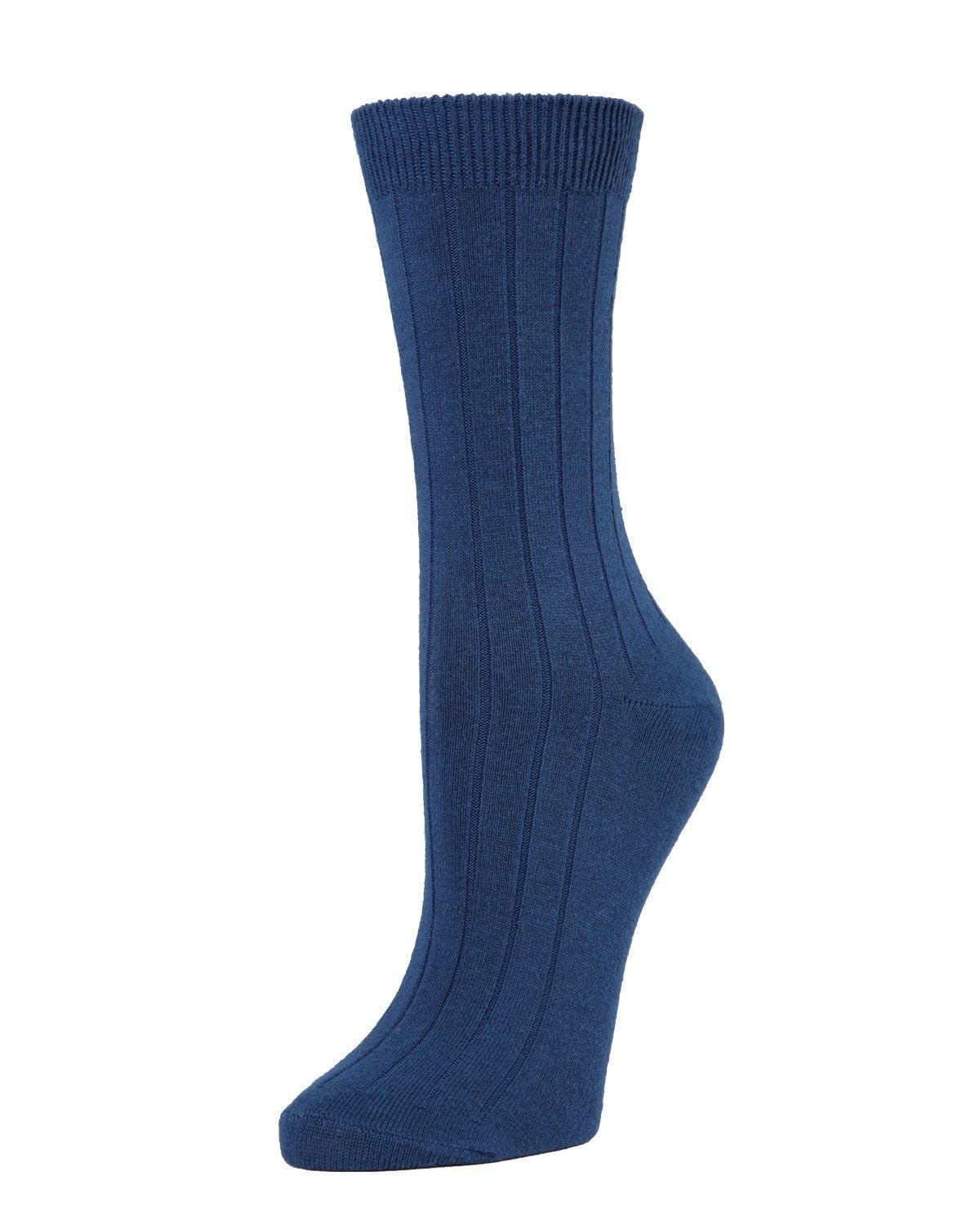 MeMoi Women's Neutral Ribbed Knit Boot Socks - Cozy Essential Winter Socks for Ankle Boots & Casual Wear