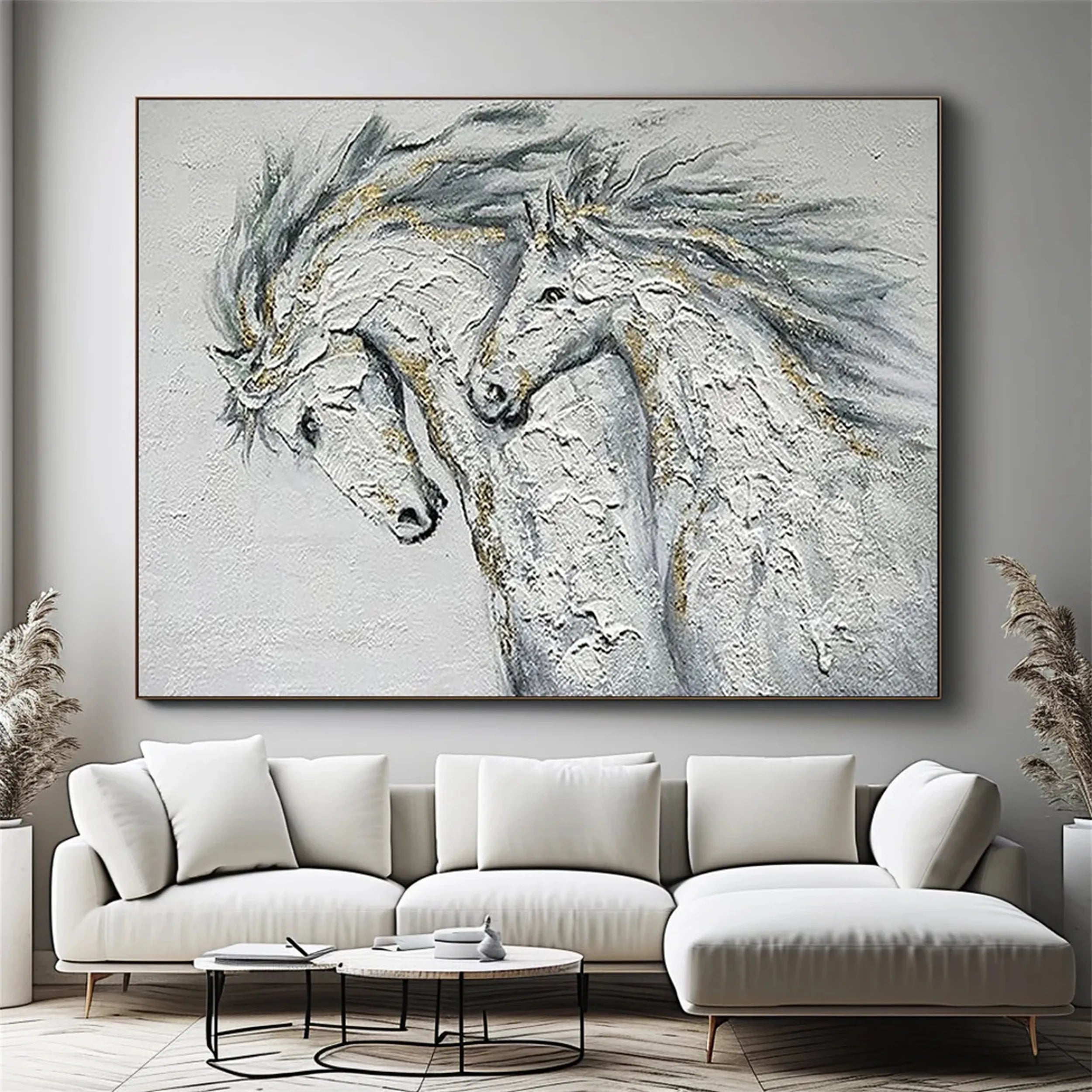Animal Art Painting #AP047 - Handmade Canvas Wall Decor for Living Room, Bedroom & Office - Unique Wildlife Artwork for Home & Gifts