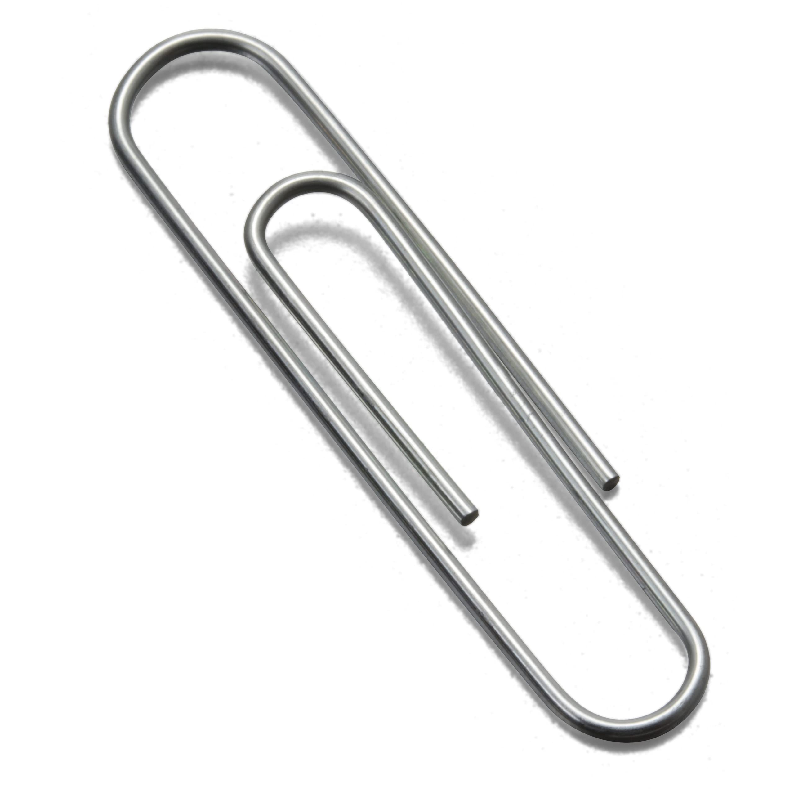 OIC Paper Clips - 100 Pack Small Silver Paper Clips for Office, School & Home Use - Perfect for Organizing Documents, Notes & Files