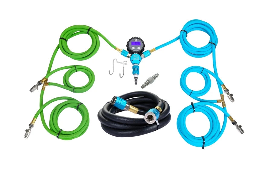 Bulldog Winch 4 Tire Inflation Deflation System - Heavy Duty Air Compressor Kit for Off-Road Vehicles, Trucks & SUVs - Perfect for Off-Roading, Camping & Emergency Tire Repair