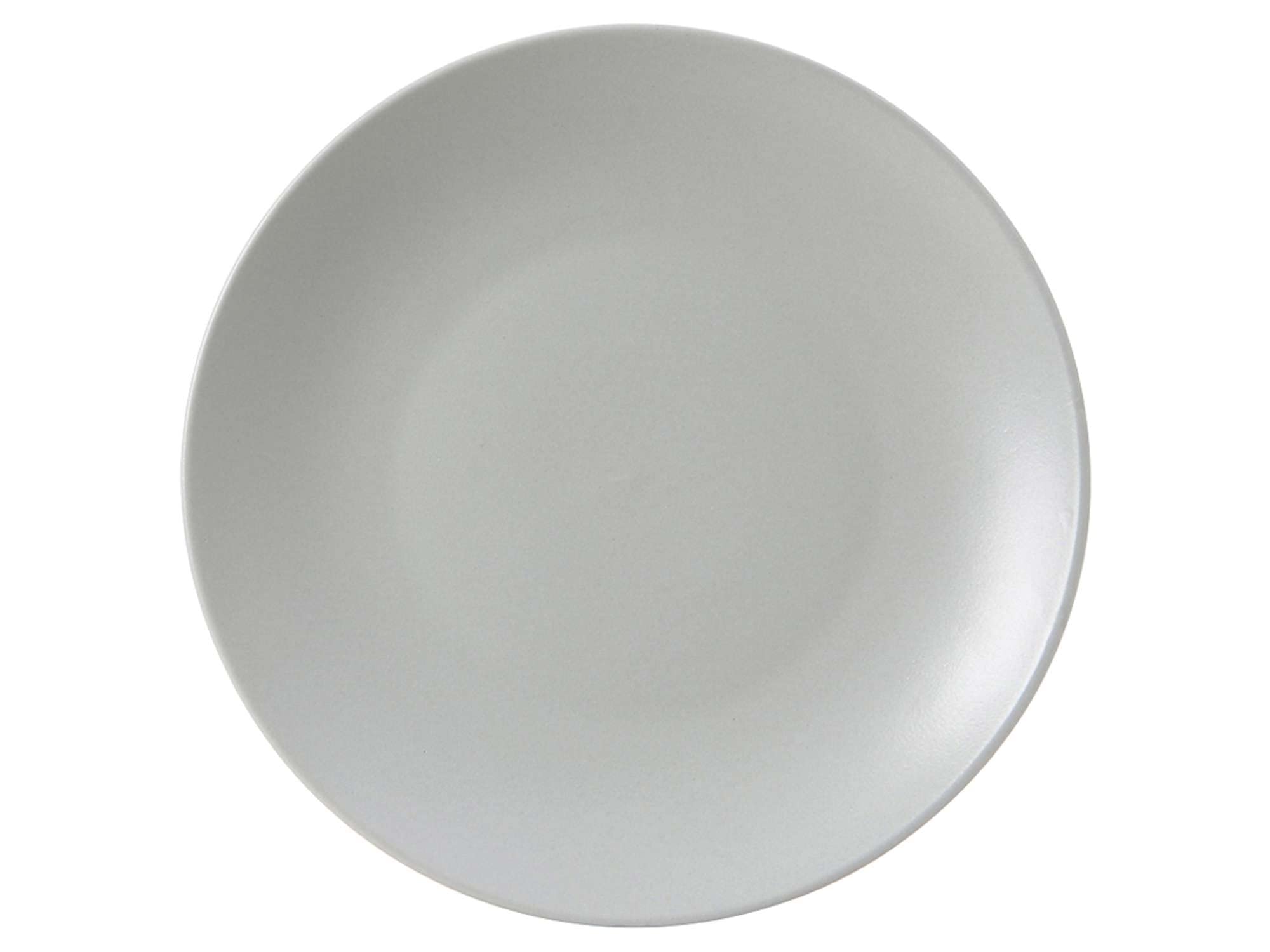 Tuxton Zion Matte Gray Solid Color Coupe 11-3/4-Inch Dinner Plates, Set of 12 – Scratch & Chip Resistant, Lead & Cadmium Free, Dishwasher/Microwave/Oven Safe – Perfect for Everyday Dining, Dinner Parties & Restaurant Use