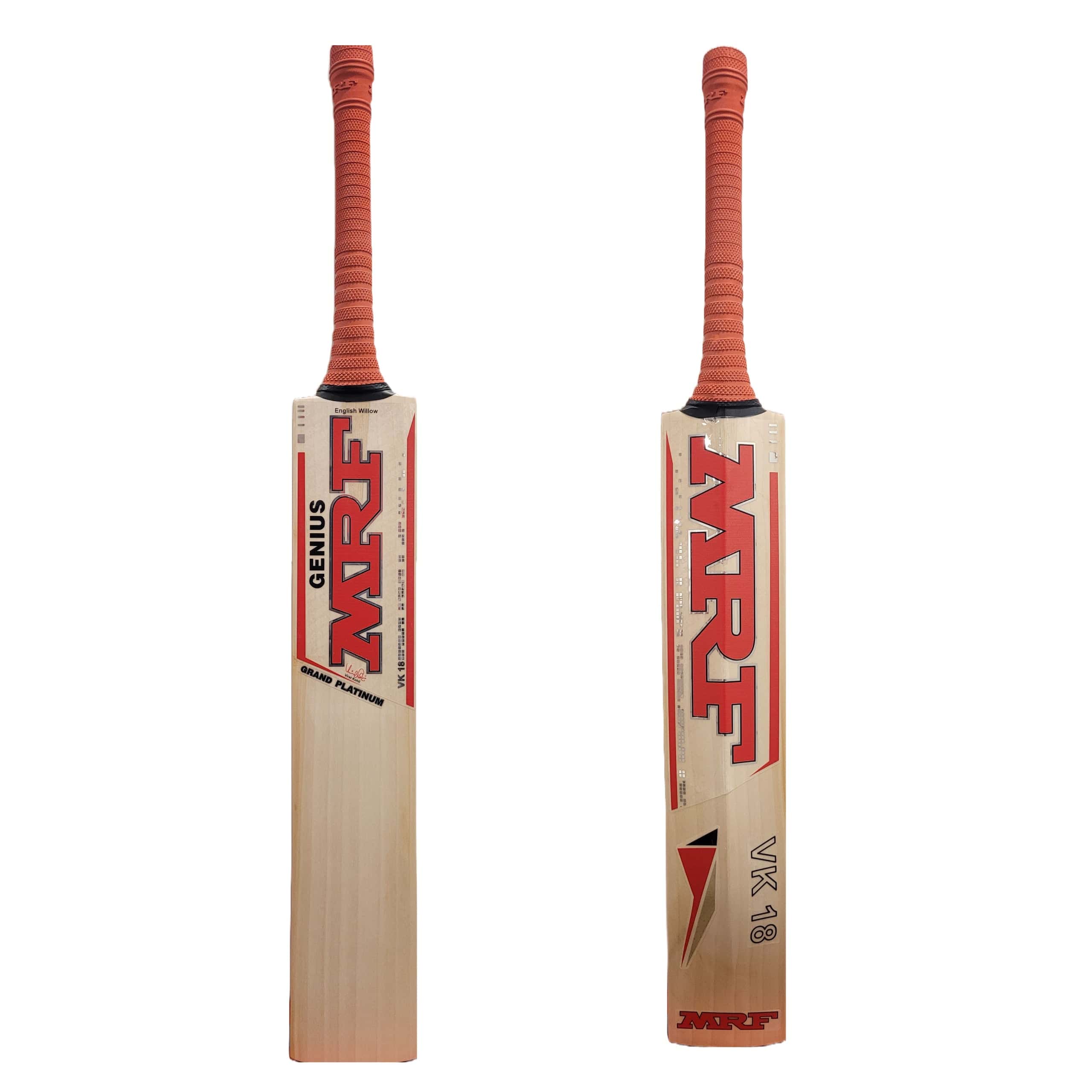 MRF Genius Grand Platinum Adult Cricket Bat - Premium English Willow Cricket Bat for Men - Perfect for Professional Matches & Training Sessions