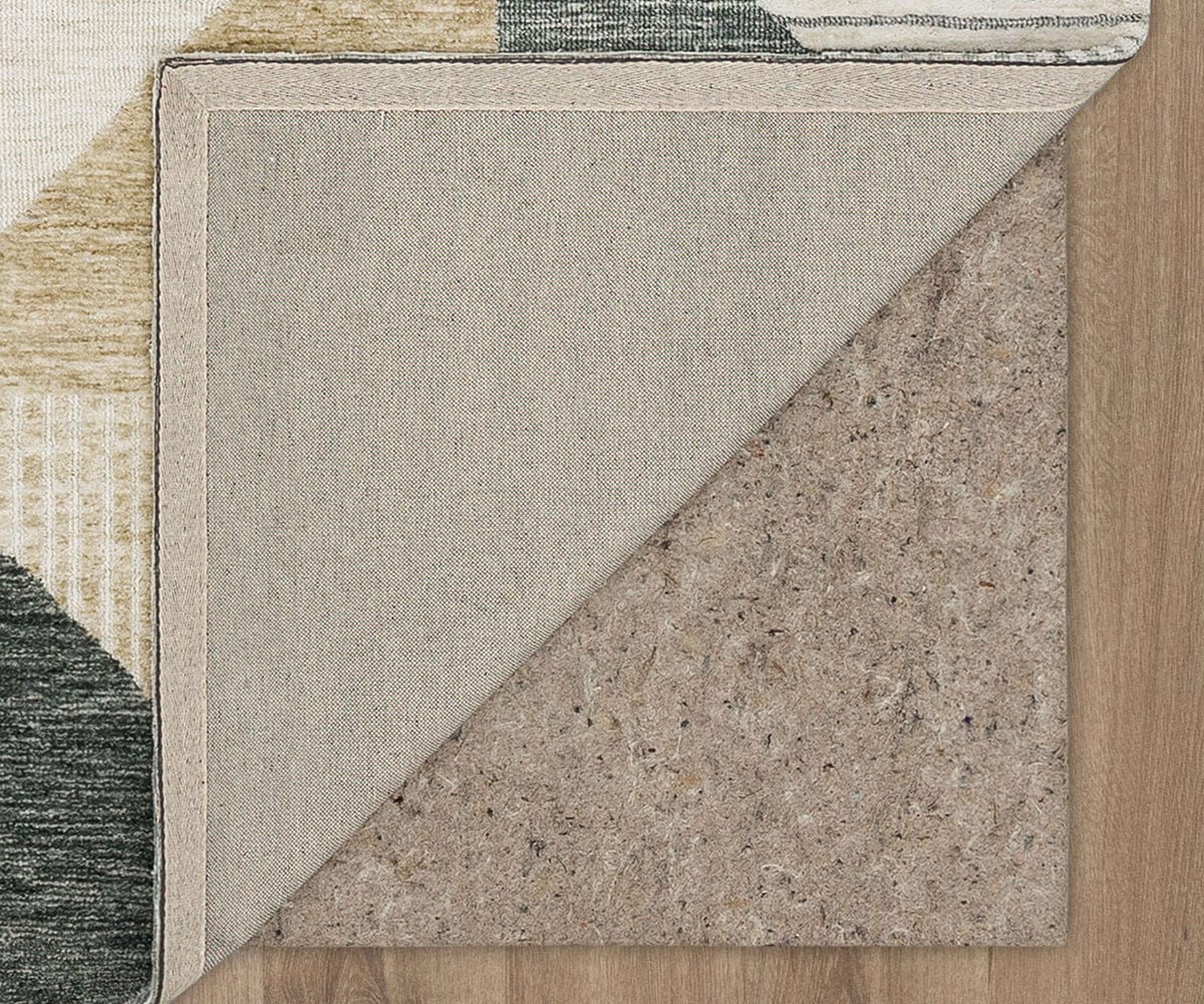 Karastan Bowen Oblique Area Rug in Tan - Soft & Durable for Living Room, Bedroom, or Office Decor