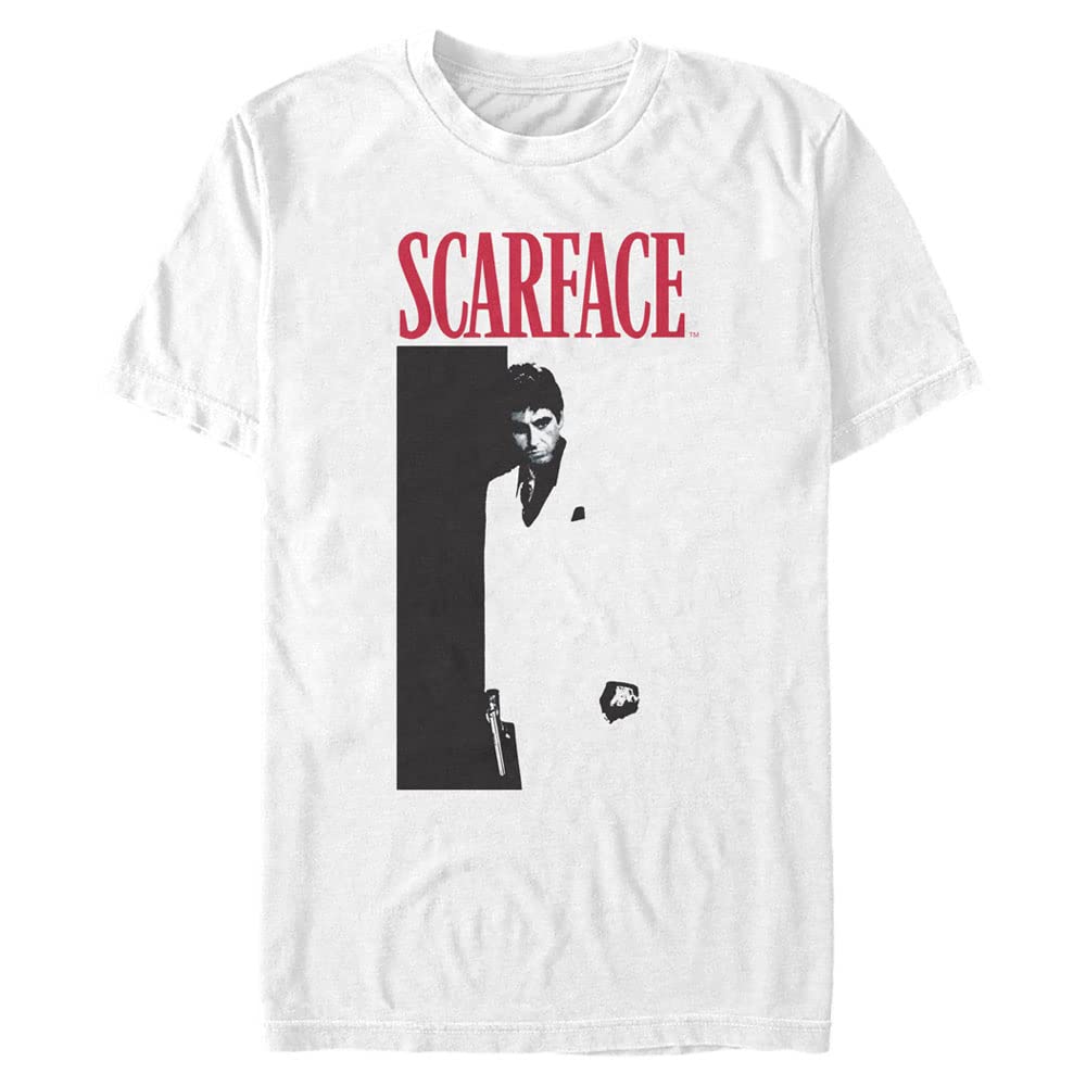 Big & Tall Men's Scarface Movie Poster Graphic T-Shirt - Casual Wear for Fans & Collectors