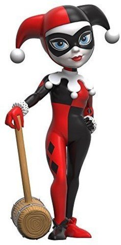 Funko Rock Candy Harley Quinn Action Figure - Collectible DC Comics Superheroine Statue for Display & Gifts