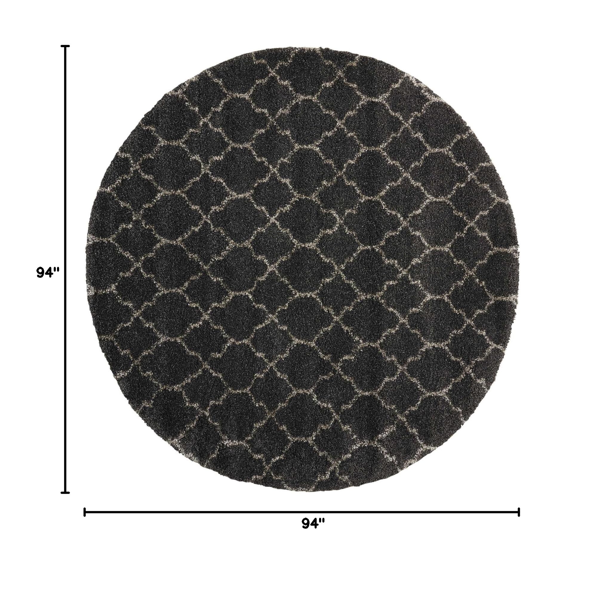 Nourison Amore Moroccan Charcoal 7'10