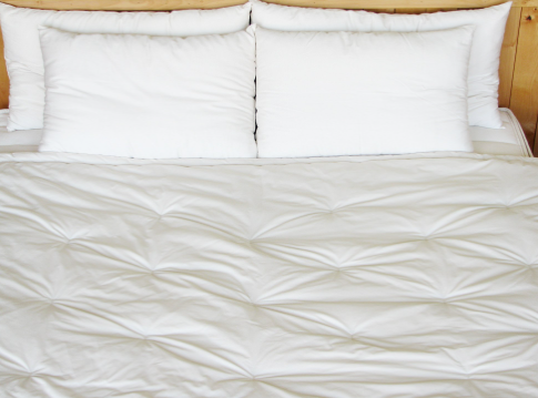 Holy Lamb Organics Natural Wool Comforter - Breathable, Hypoallergenic, Temperature Regulating for Year-Round Comfort - Perfect for Bedroom, Guest Room & Cozy Nights