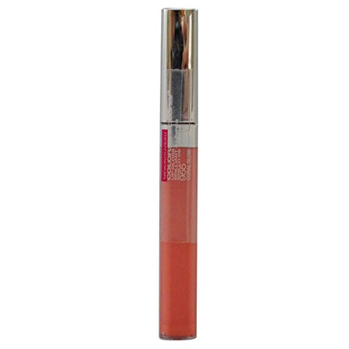 Maybelline Color Sensational Lip Gloss #955 Coral Glow - Hydrating Shine Lip Gloss with Vitamin E, Non-Sticky Formula for Daily Wear & Special Occasions