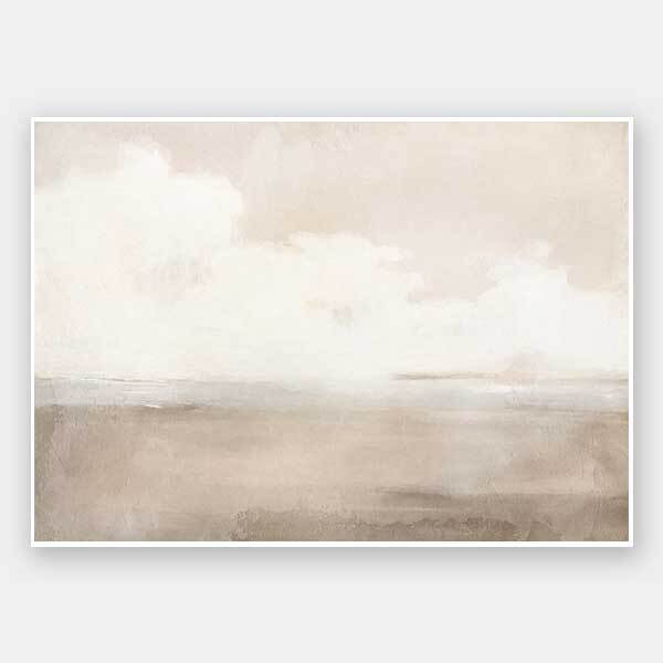 Delicate Horizons Unframed Art Print - Modern Wall Decor for Living Room, Bedroom & Office - Perfect for Home & Office Decoration