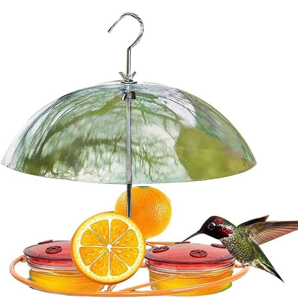 Waterproof Oriole Bird Feeder for Jelly & Oranges - Easy to Clean Outdoor Hanging Feeder Attracts Bluebirds & Hummingbirds - Perfect for Backyard, Garden & Patio Bird Watching