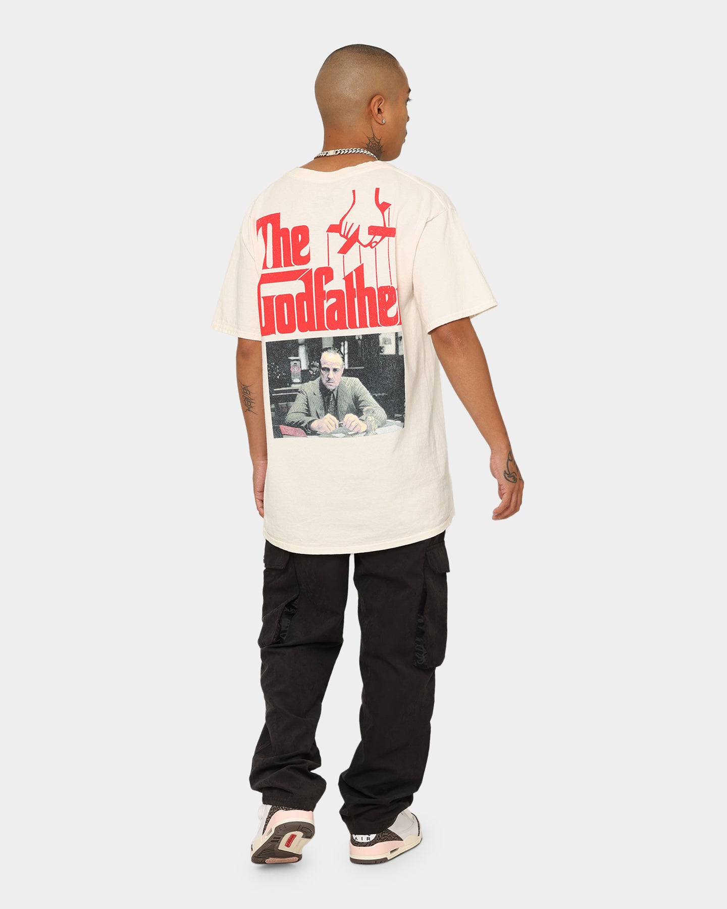 The Godfather Vintage T-Shirt - Off White | Classic Movie Merchandise | Perfect for Cosplay, Fan Gifts & Casual Wear