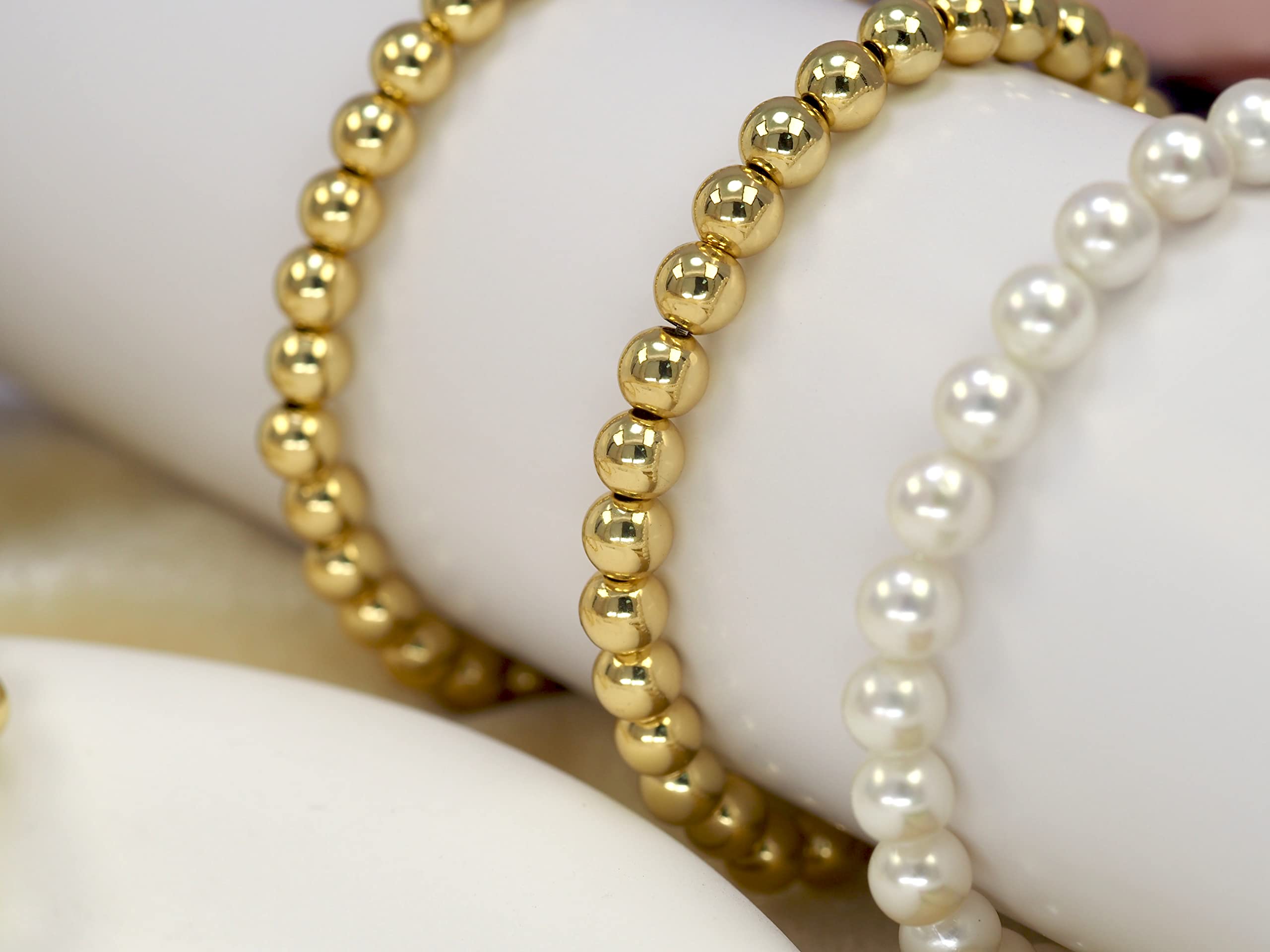 500pcs 18K Gold Filled Spacer Beads - Anti-Tarnish Smooth Round Seamless Ball Beads (2mm) for DIY Jewelry Making - Necklace, Bracelet, Earrings & Craft Projects - Premium Brass Loose Beads That Won't Fade