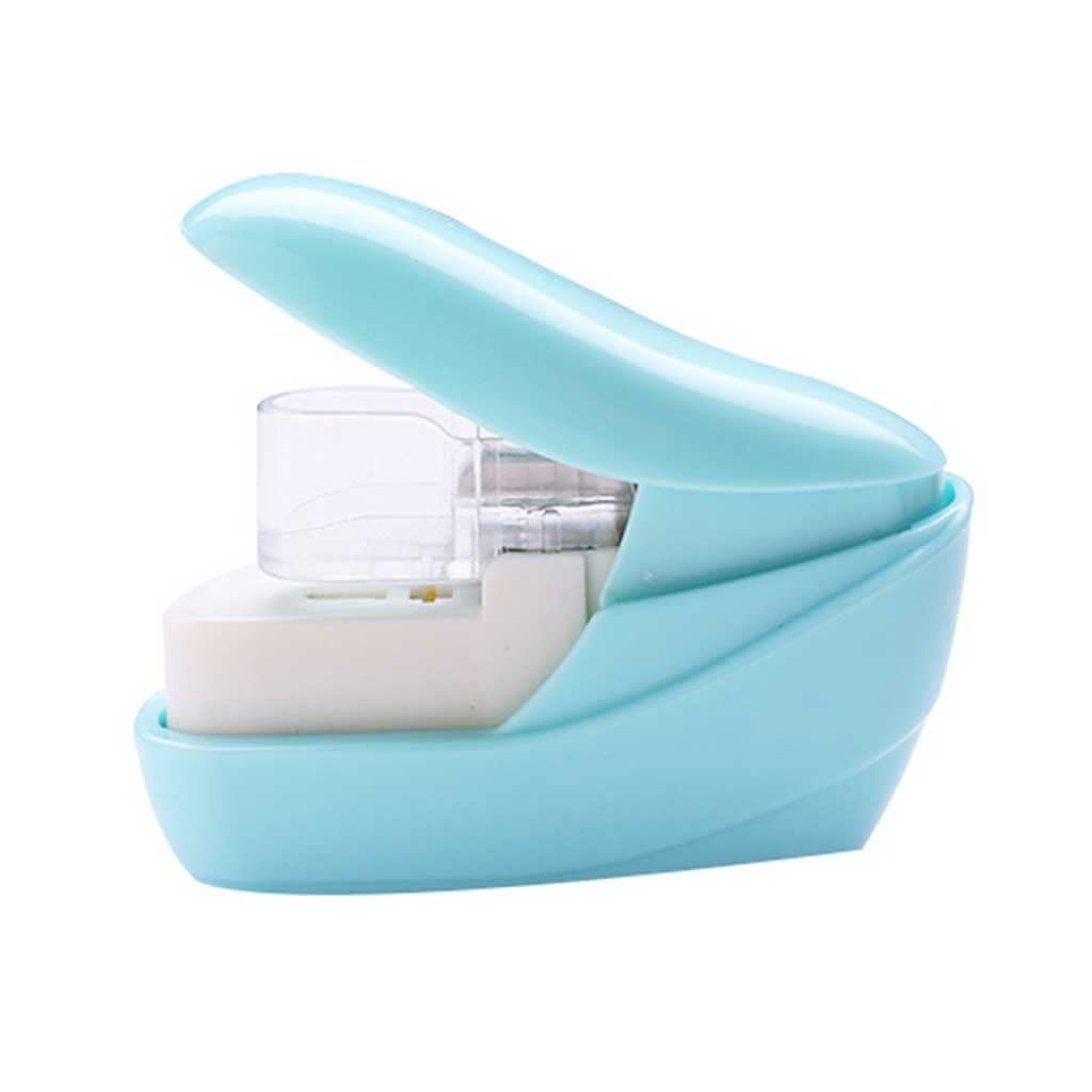 BAPYZ No Nails No Staple Stapler - Mini Cute Stapleless Book Stapler for Paper, Office, School, Crafting - Eco-Friendly Stapling Solution for Documents, Notebooks, and DIY Projects