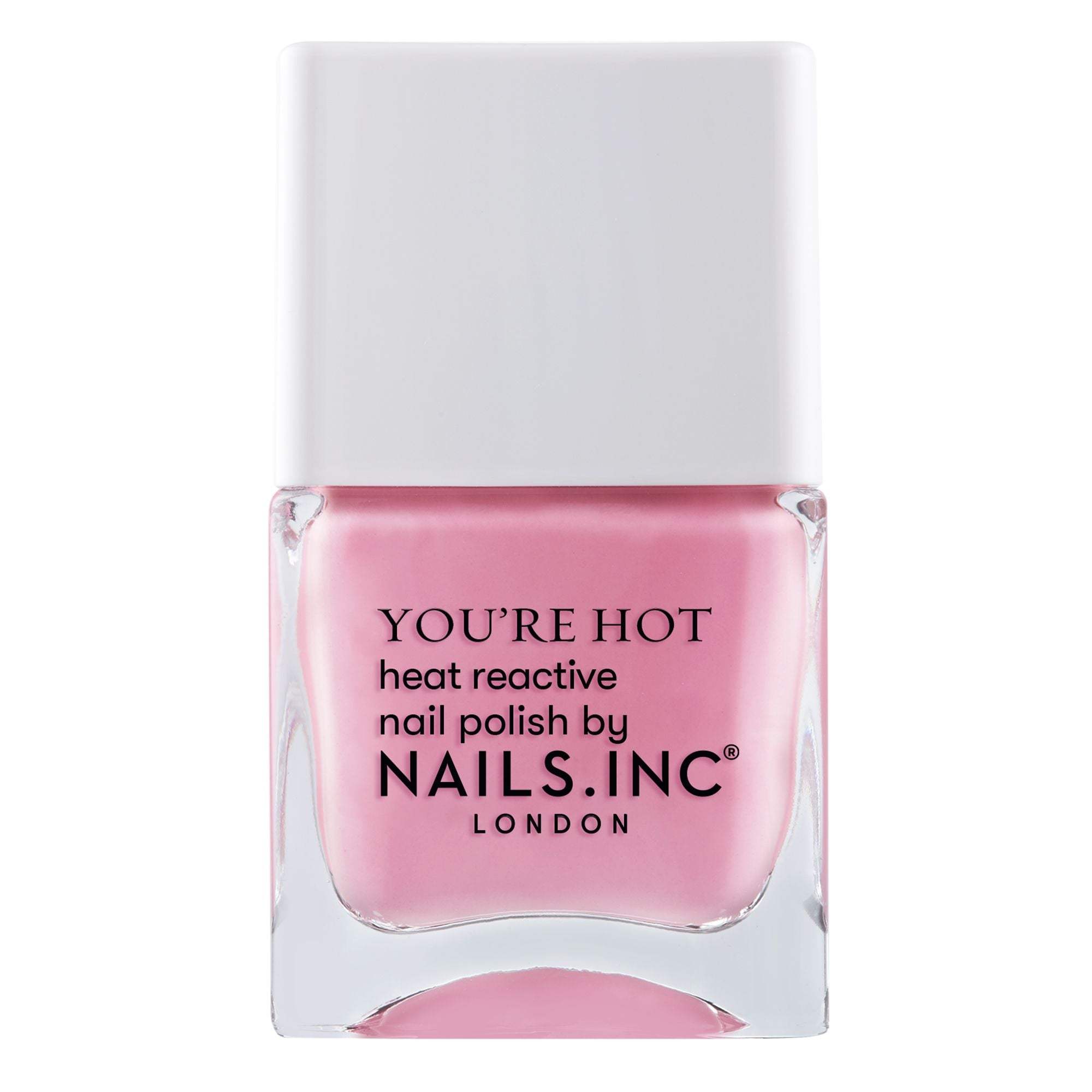 Nails Inc Thermochromic Hotter Than Hot Nail Polish - Color Changing Nail Lacquer for Temperature-Sensitive Manicures | Perfect for Parties, Events & Seasonal Nail Art