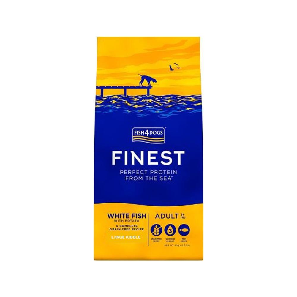 Premium White Fish Dry Dog Food for Adults - High Protein, Grain-Free Recipe for Optimal Health - Perfect for Sensitive Stomachs & Allergies