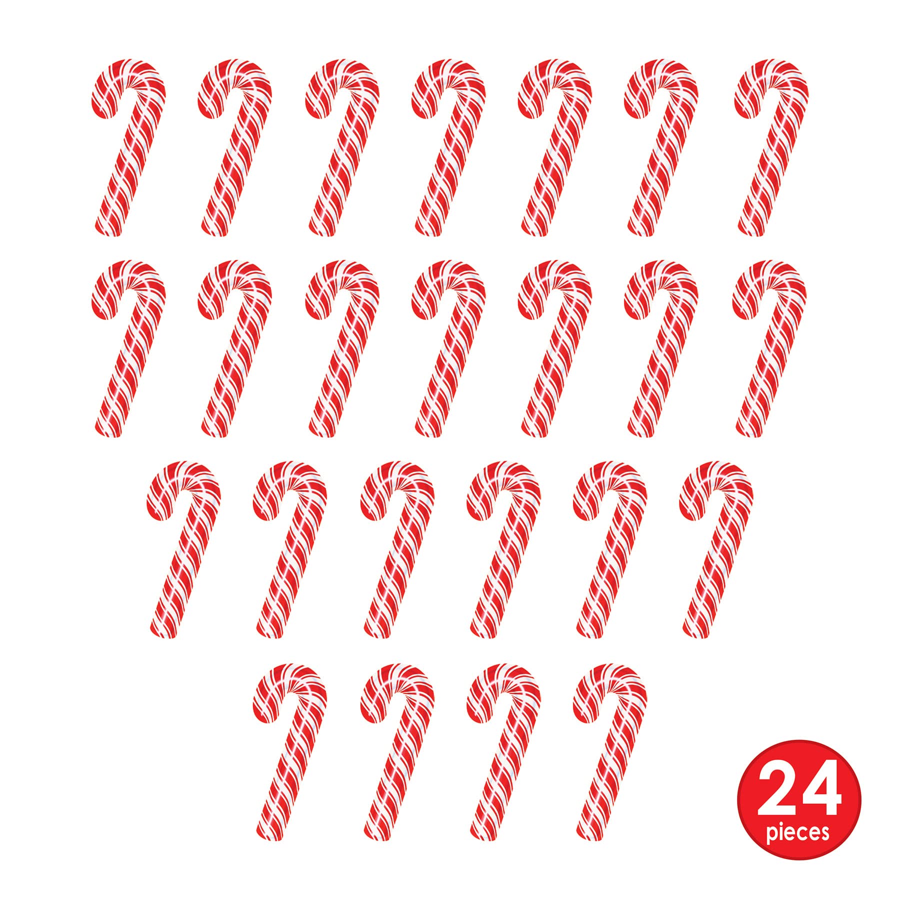 Beistle Christmas Decorations - Red and White Holiday Party Supplies for Xmas Tree, Home & Office Decorations | Perfect for Christmas Parties, Festive Gatherings & Seasonal Celebrations