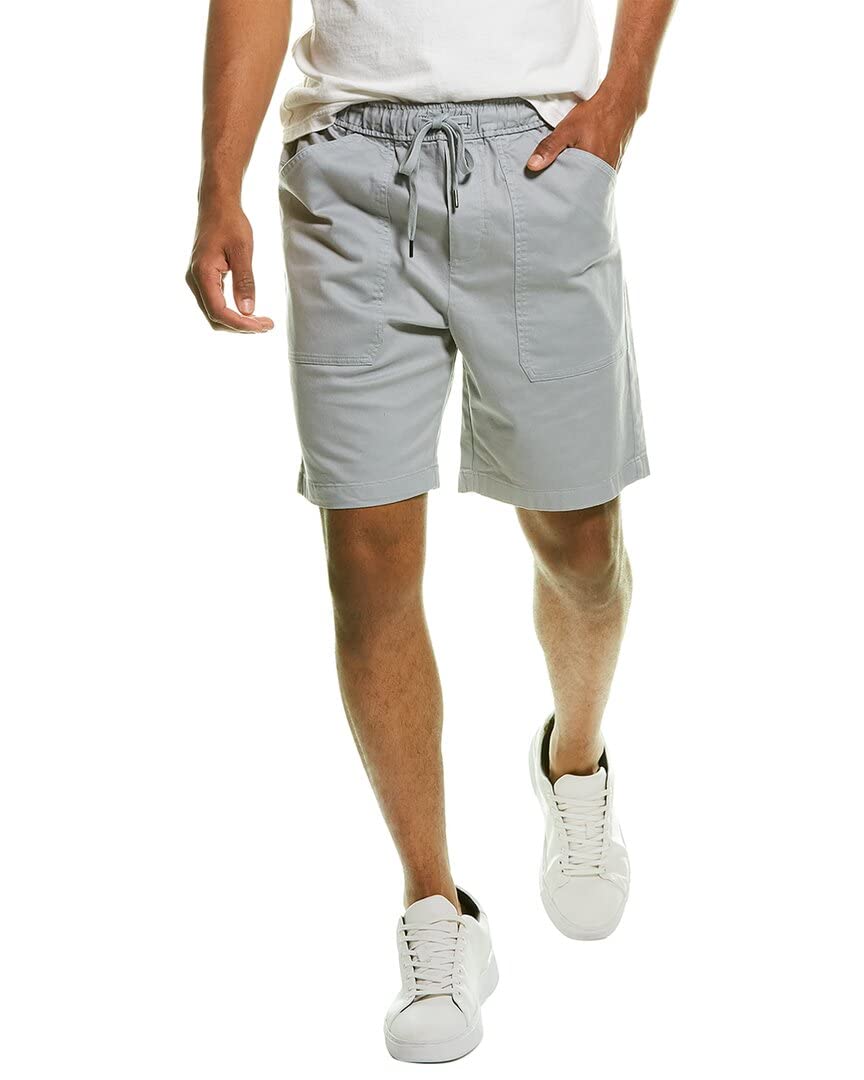Vince Men's Casual Canvas Garment-Dyed Shorts | Relaxed Fit Summer Shorts for Men | Perfect for Beach, Travel & Everyday Wear