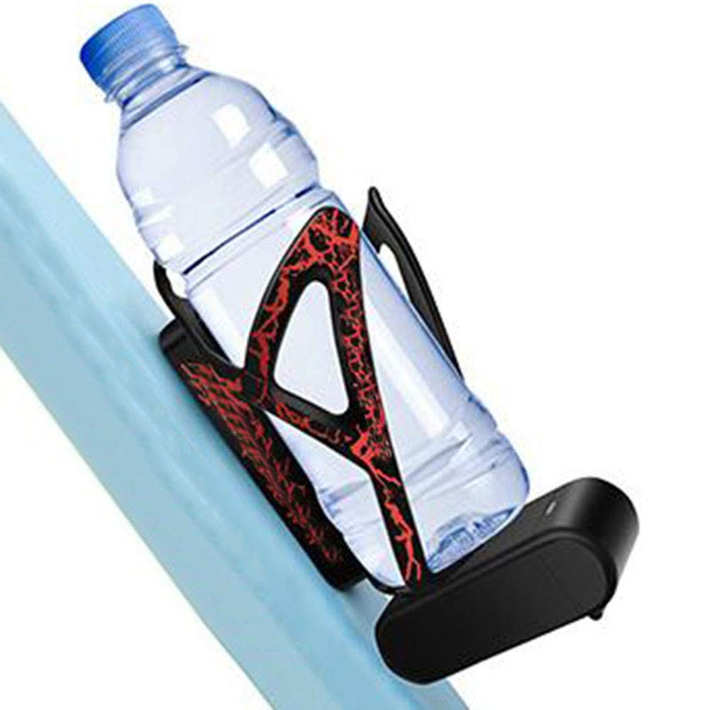 MTB Bike Water Bottle Cage Holder with Built-in Tire Spoon - Durable Bicycle Drink Rack Accessories for Mountain Biking, Road Cycling & Commuting