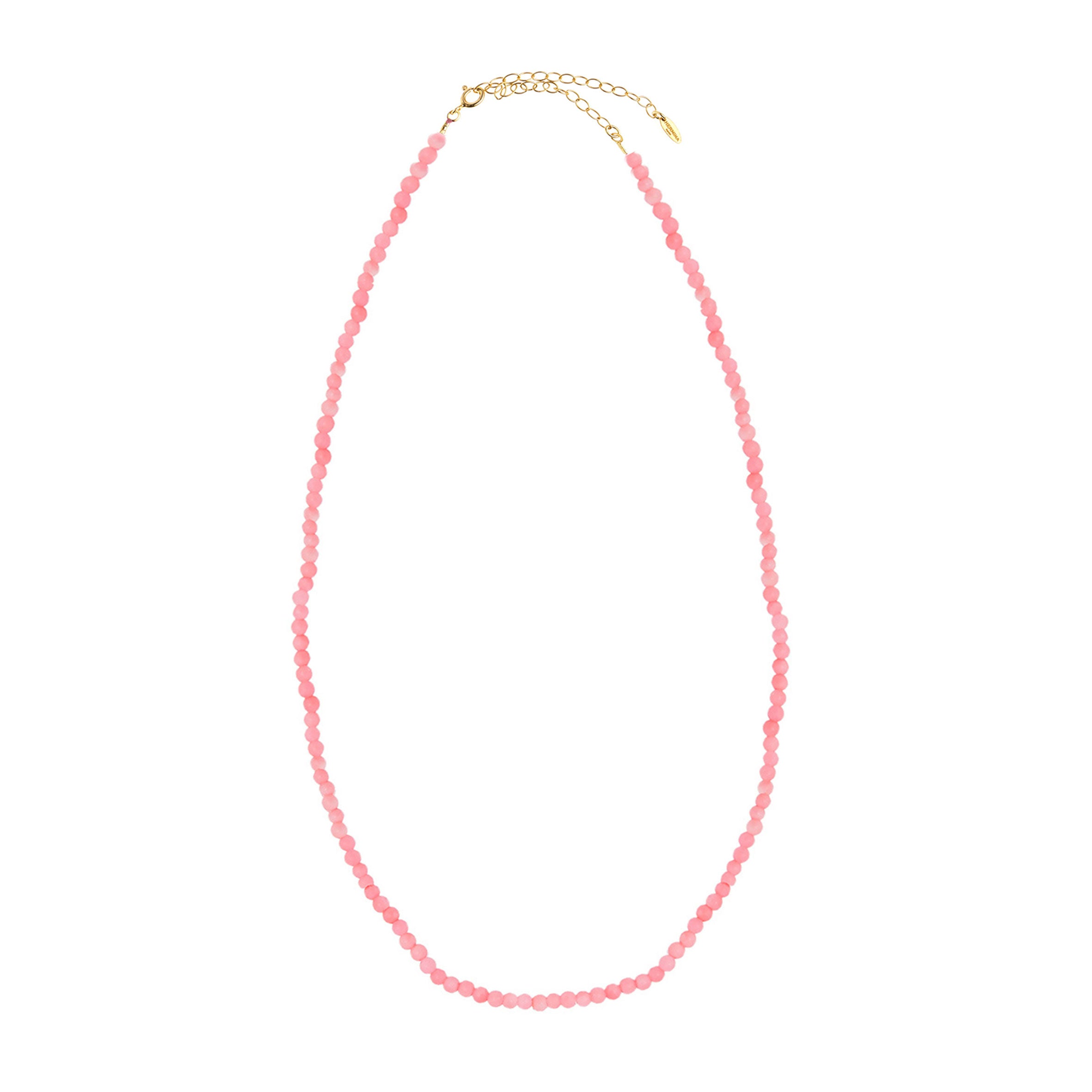 Elegant Pink Coral Necklace for Women - Handmade Jewelry Gift for Her - Perfect for Weddings, Parties & Everyday Wear