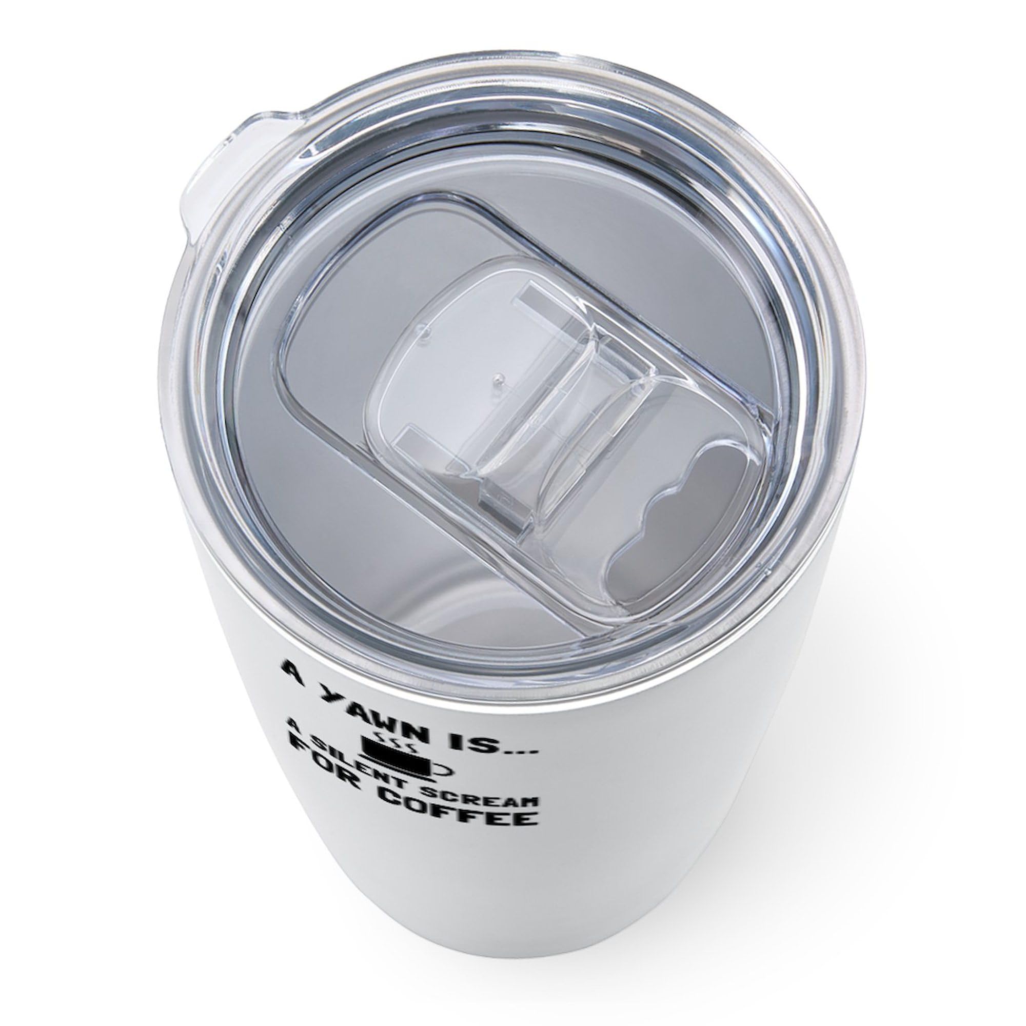 Yawn Coffee Travel Mug 20 oz - Insulated Stainless Steel Coffee Tumbler with Lid - Perfect for Hot & Cold Drinks On The Go - Office, Commute, Camping Gift