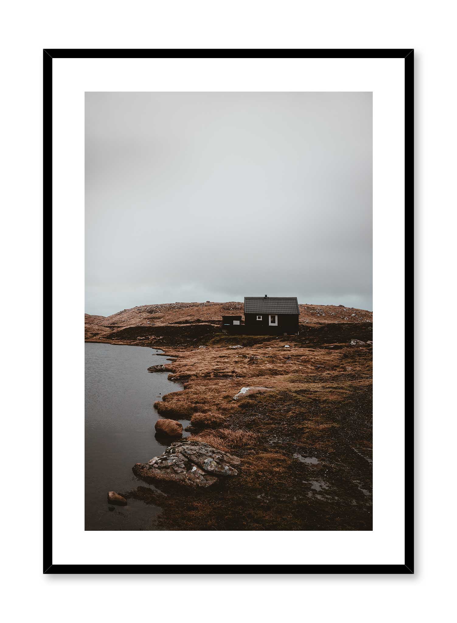 Lakeside View Poster - Stunning Nature Wall Art for Home & Office Decor - Perfect for Living Room, Bedroom, or Office Wall