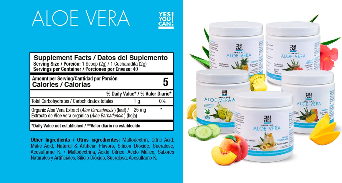 Yes You Can! Detox Plus Kit - Meal Replacement Shake (Dulce de Leche & Aloe Vera Mango Flavors) | High Protein Powder, Energy Booster & Aloe Detox Supplement for Weight Loss & Wellness | Perfect for Busy Professionals, Gym Lovers & Healthy Lifestyle