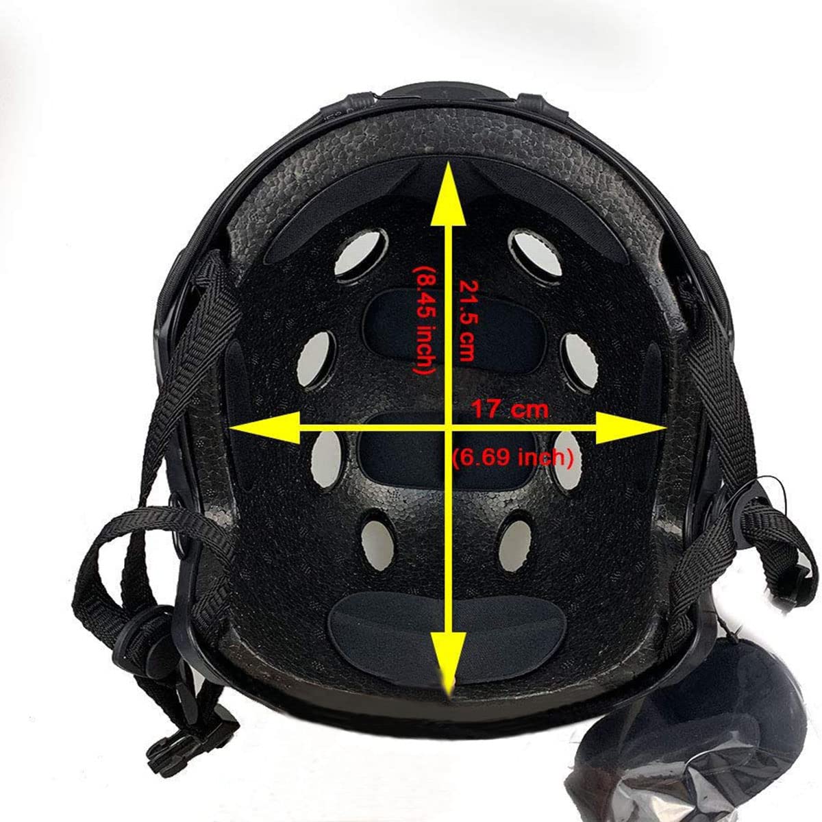 Tactical Airsoft Helmet - Fast PJ Style with Goggles, NVG Mount & Side Rails for Airsoft, Paintball, Military Simulation & Outdoor Combat Games | Perfect for CQB, Field Battles & Tactical Training