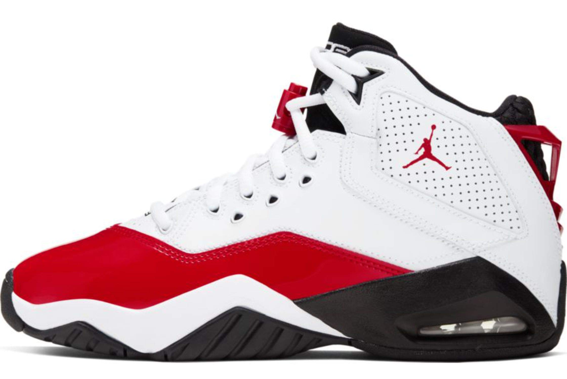 Jordan B'loyal GS Big Kids Basketball Shoes - Size 5 White/Gym Red-Black | High-Performance Sneakers for Youth Basketball & Casual Wear | CK1425-106