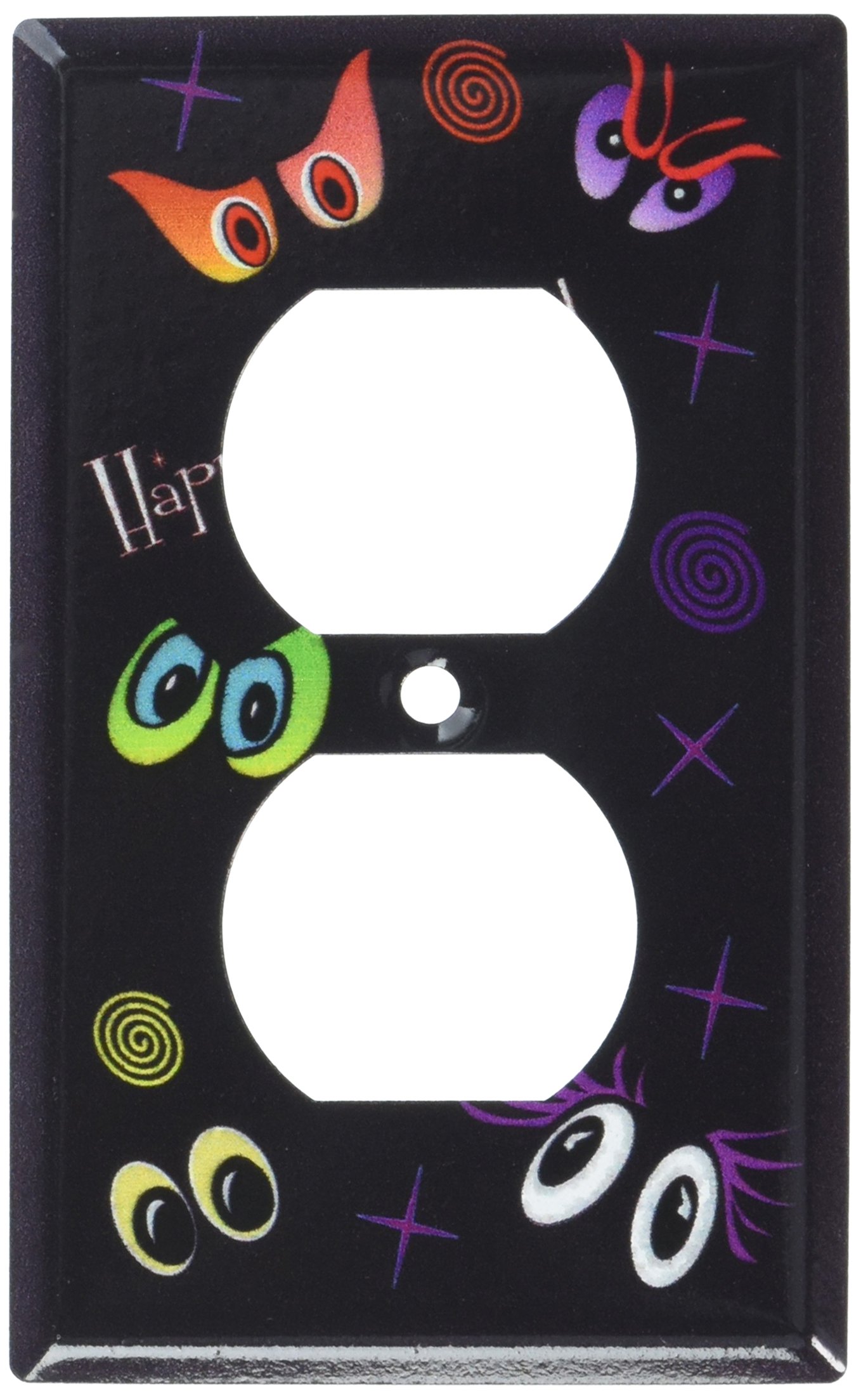 Halloween Art Plates - Decorative Outlet Switch Covers & Wall Plate Covers - Perfect for Spooky Home Decor & Holiday Party Setup