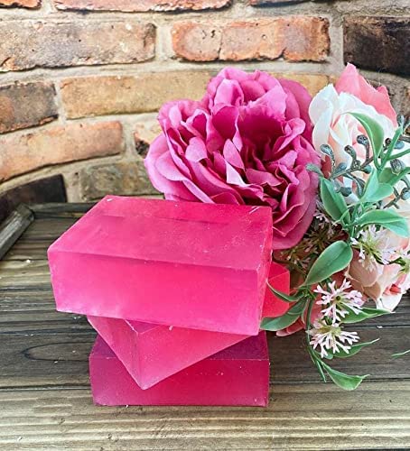 TETRIX Rose Melt and Pour Soap Base - 500g Sulfate & Paraben Free - DIY Soap Making Supplies for Handmade Gifts, Spa Day, and Home Relaxation