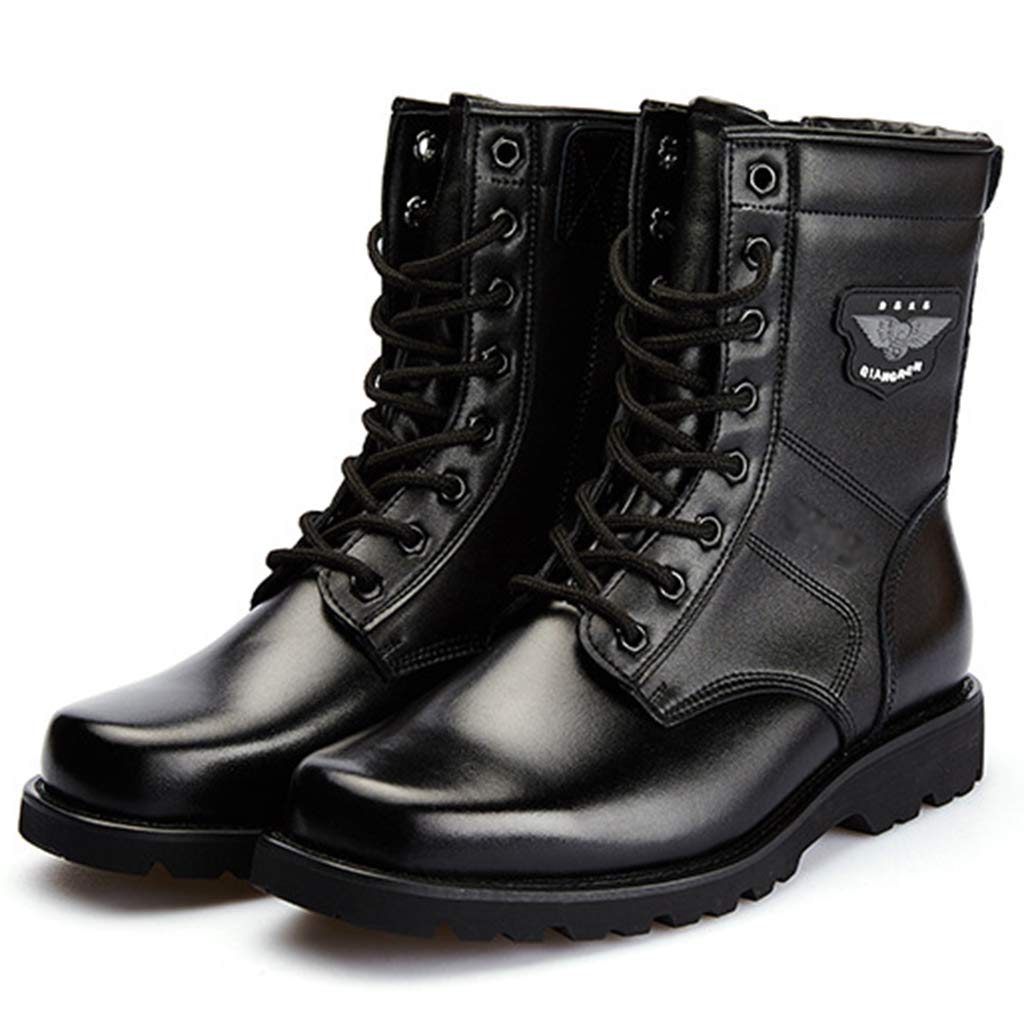 Men's Military Combat Boots - Waterproof Hiking Boots for Outdoor Trekking & Mountaineering - Black Army Tactical Shoes for Men - Perfect for Camping, Hunting & Outdoor Adventures
