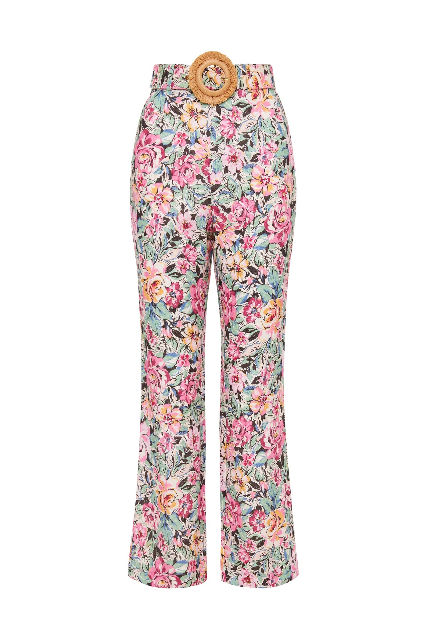 Charmante Flare Pants for Women - High Waisted Bell Bottom Trousers - Retro 70s Style Wide Leg Pants - Perfect for Casual Wear, Office & Night Out
