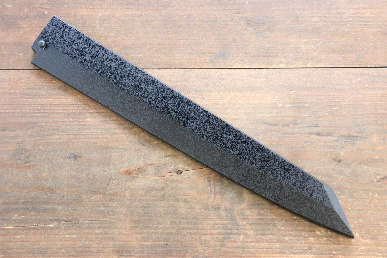 Premium Kuroishime Saya Sheath for 300mm Kiritsuke & Yanagiba Knives - Handcrafted Plywood Pin - Perfect for Sushi Chefs & Japanese Cuisine Preparation