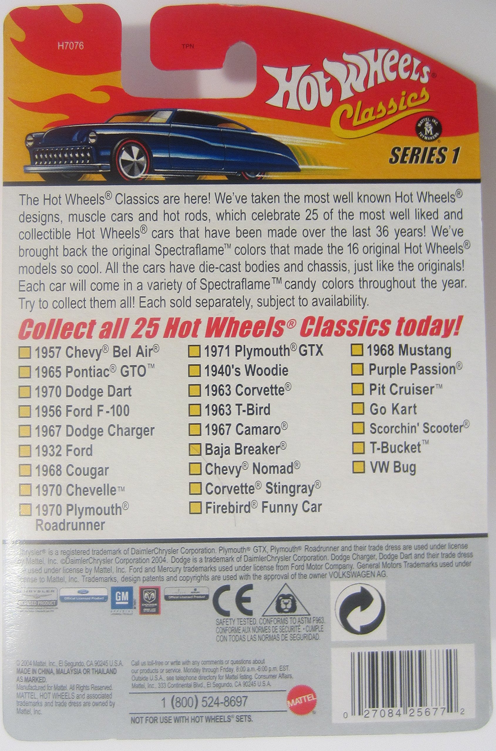 Hot Wheels 1940's Woodie Classics Series 1 Purple Die-Cast Car - Limited Edition 11/25 - Collectible Toy for Kids & Adults - Perfect for Display, Gifts and Car Enthusiasts