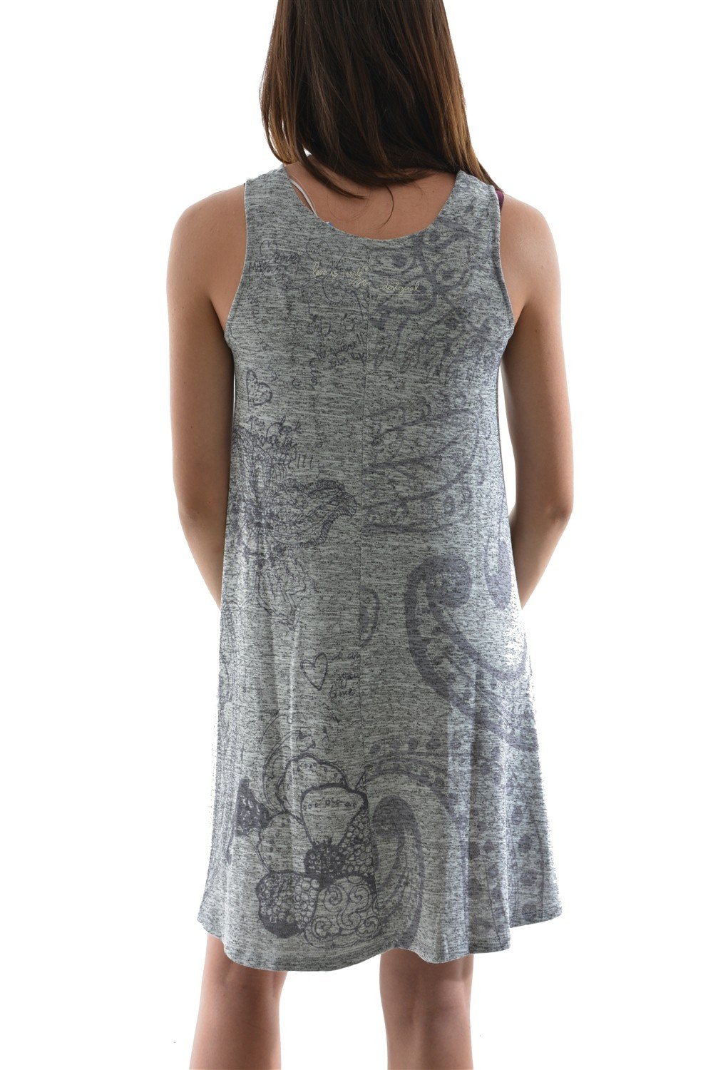 Desigual Women's Sheila Dress - Floral Print Summer Maxi Dress for Beach, Vacation & Casual Wear